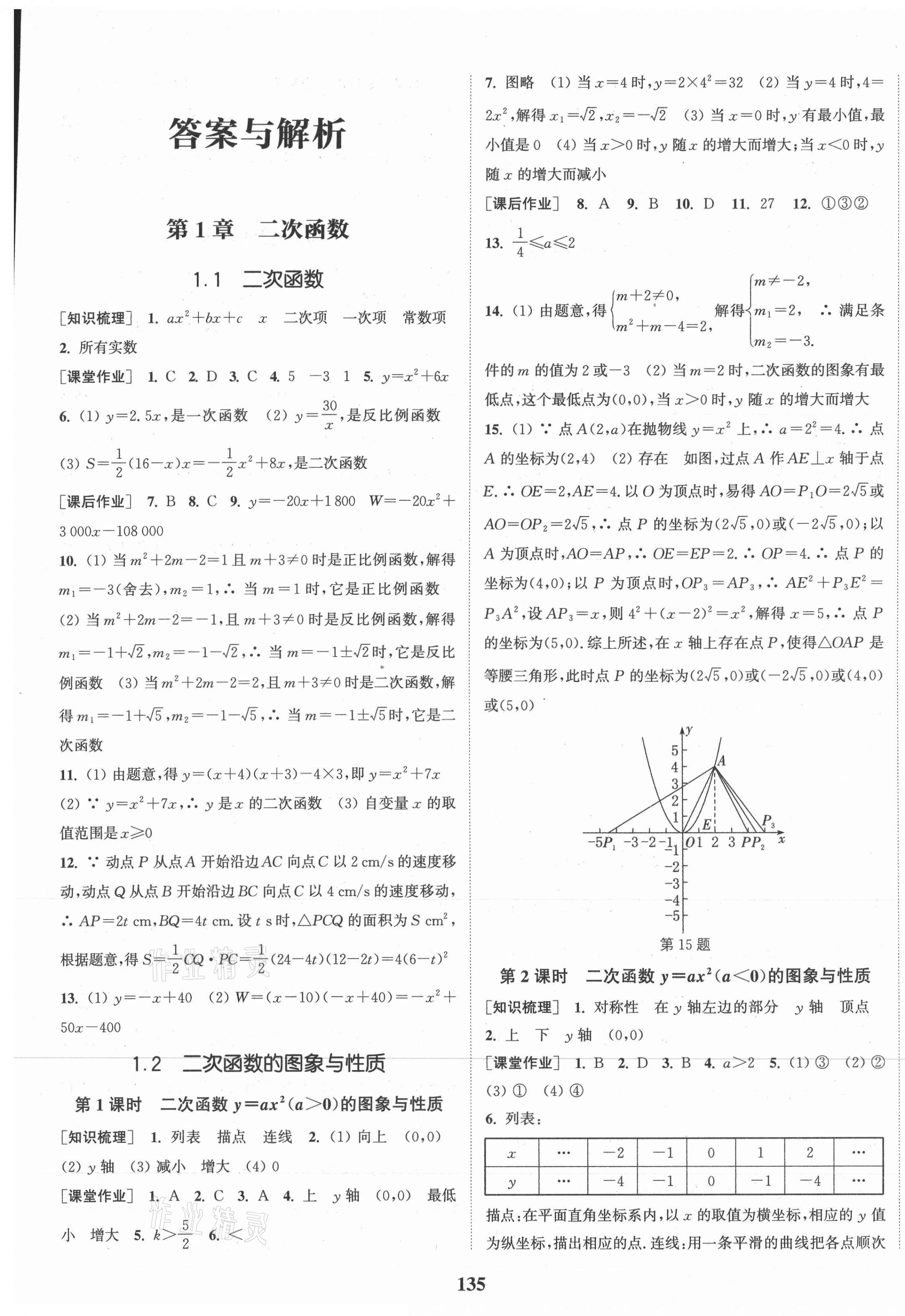 2021年通城學(xué)典課時作業(yè)本九年級數(shù)學(xué)下冊湘教版 第1頁