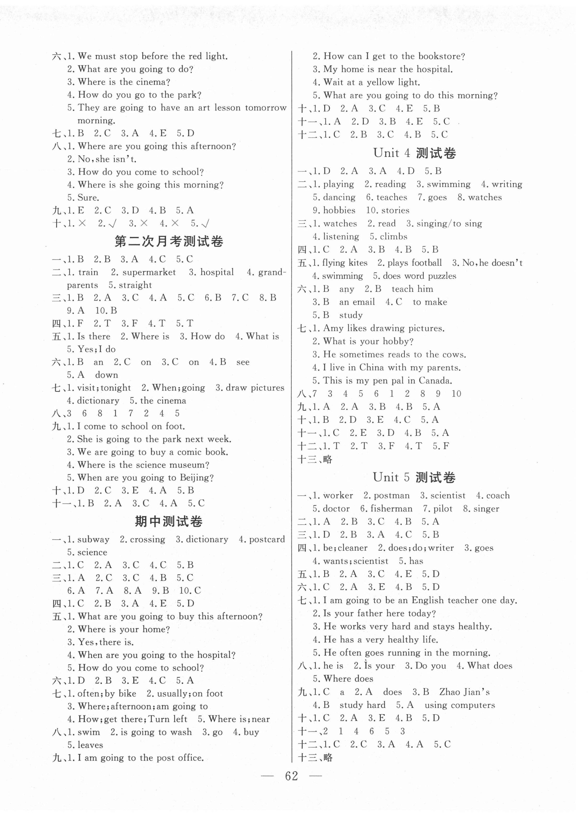 2020年齐鑫传媒好成绩1加1学习导航六年级英语上册人教版 第2页