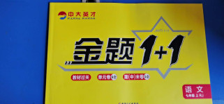 2020年中大英才金題1加1七年級語文上冊人教版