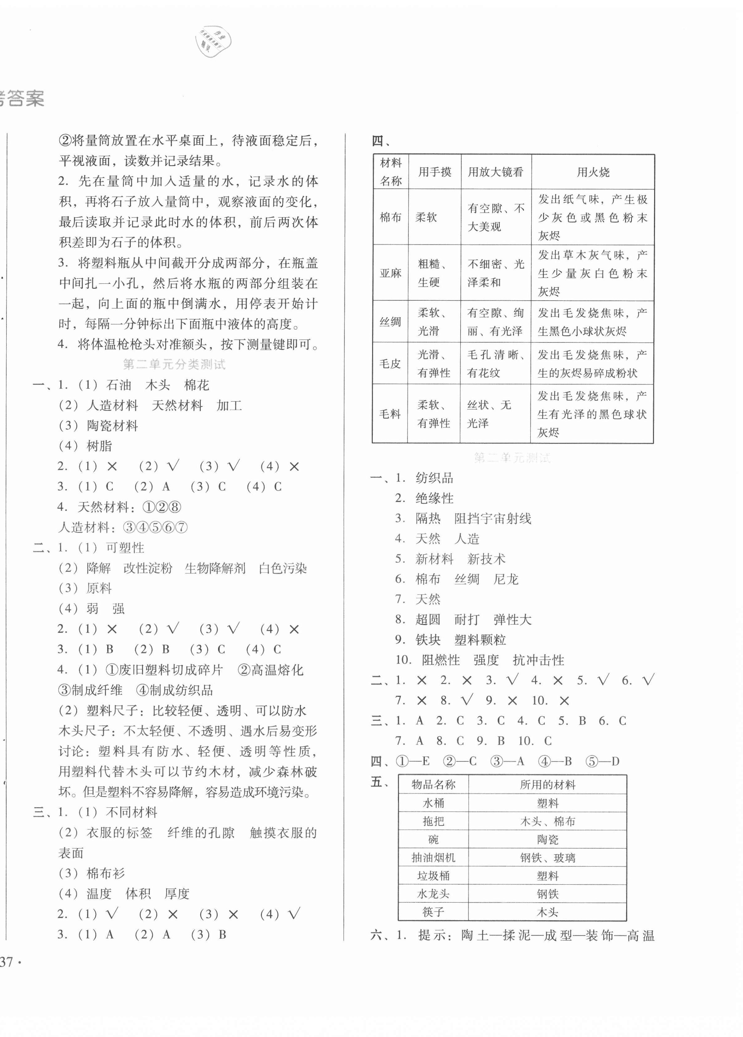2020年中育1號金卷分類測試卷三年級科學上冊冀人版 第2頁