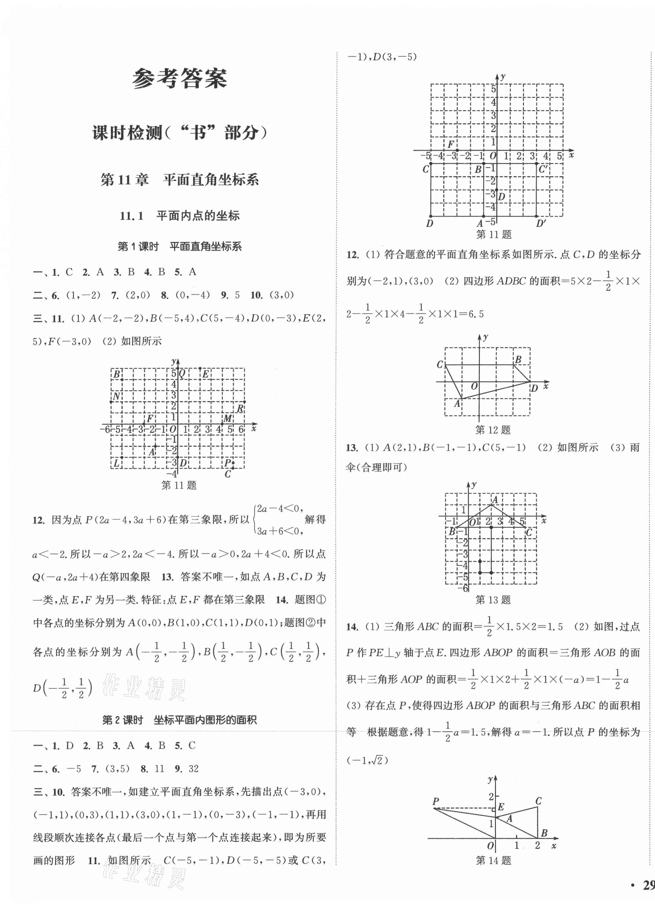 2020年通城學(xué)典活頁檢測八年級數(shù)學(xué)上冊滬科版 第1頁