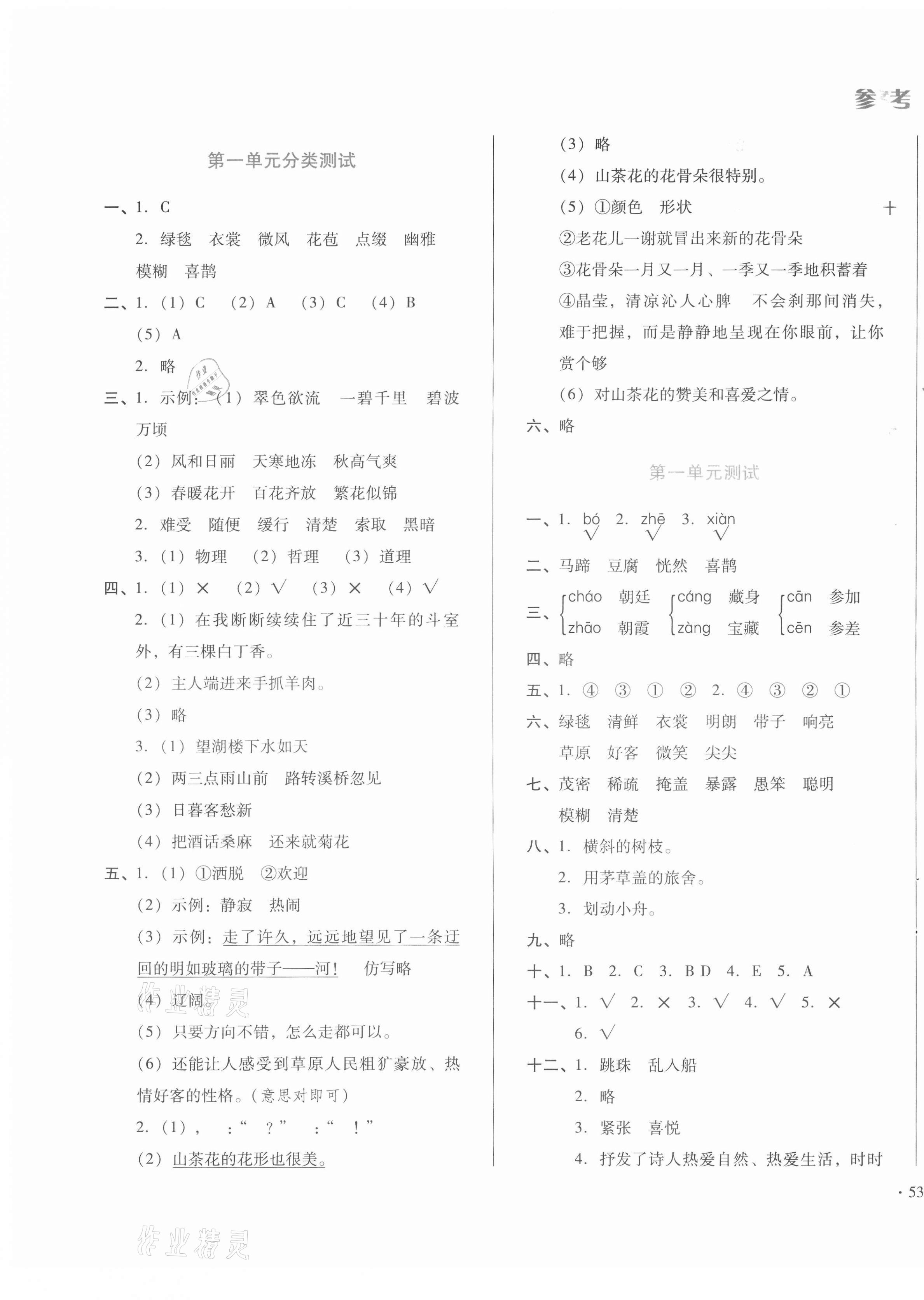 2020年中育1號(hào)金卷分類測(cè)試卷六年級(jí)語(yǔ)文上冊(cè)人教版 第1頁(yè)