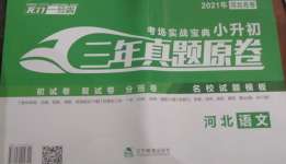 2021年考場實(shí)戰(zhàn)寶典小升初三年真題原卷語文河北專版