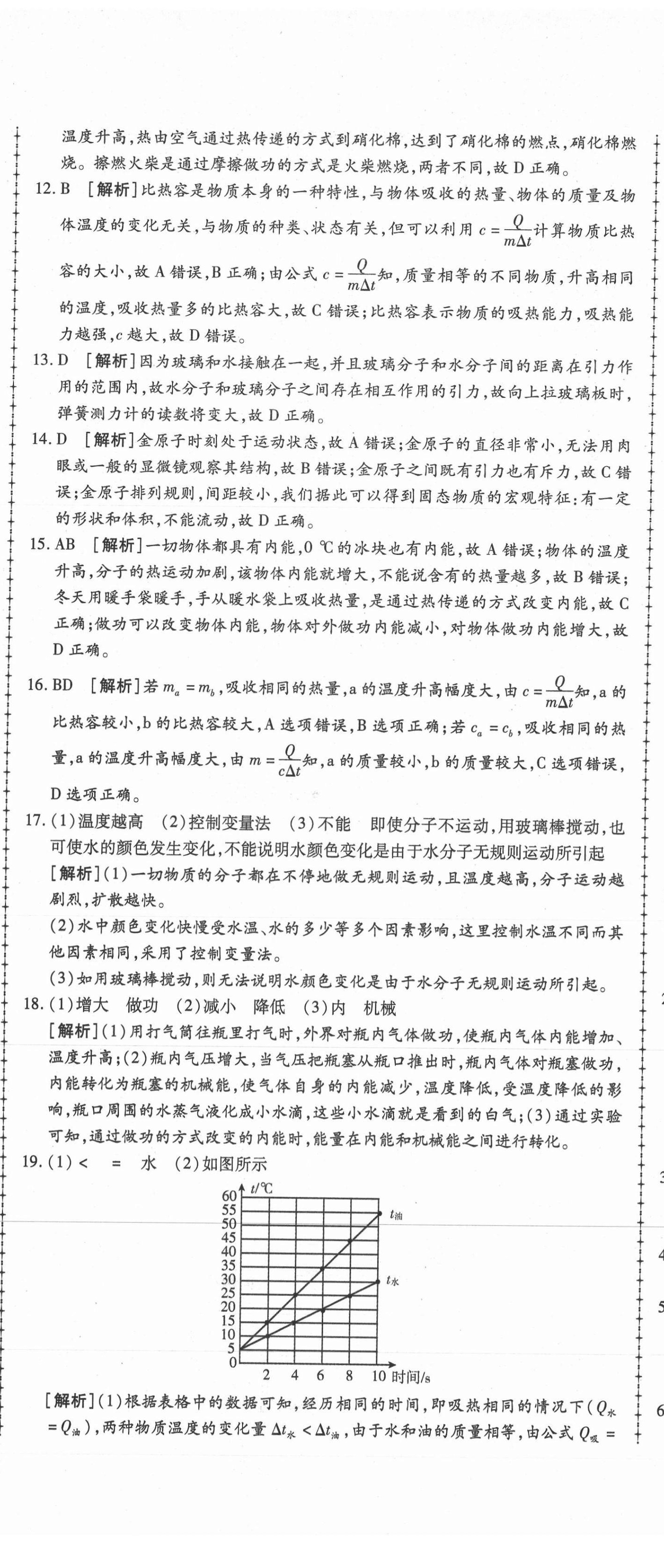 2020年99加1活頁(yè)卷九年級(jí)物理全一冊(cè)人教版河南專版 第2頁(yè)