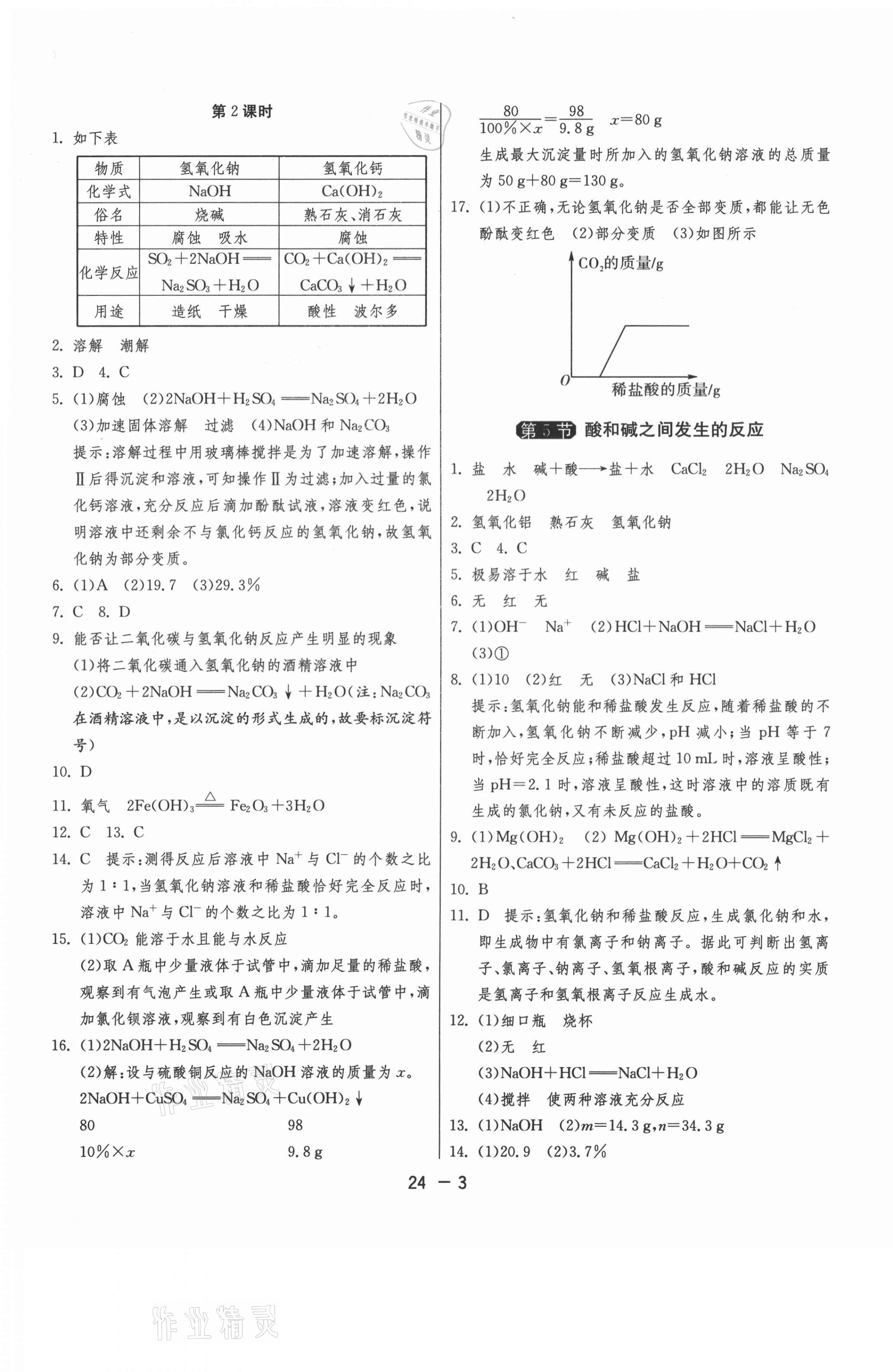 2020年1课3练单元达标测试九年级科学上册浙教版 第3页