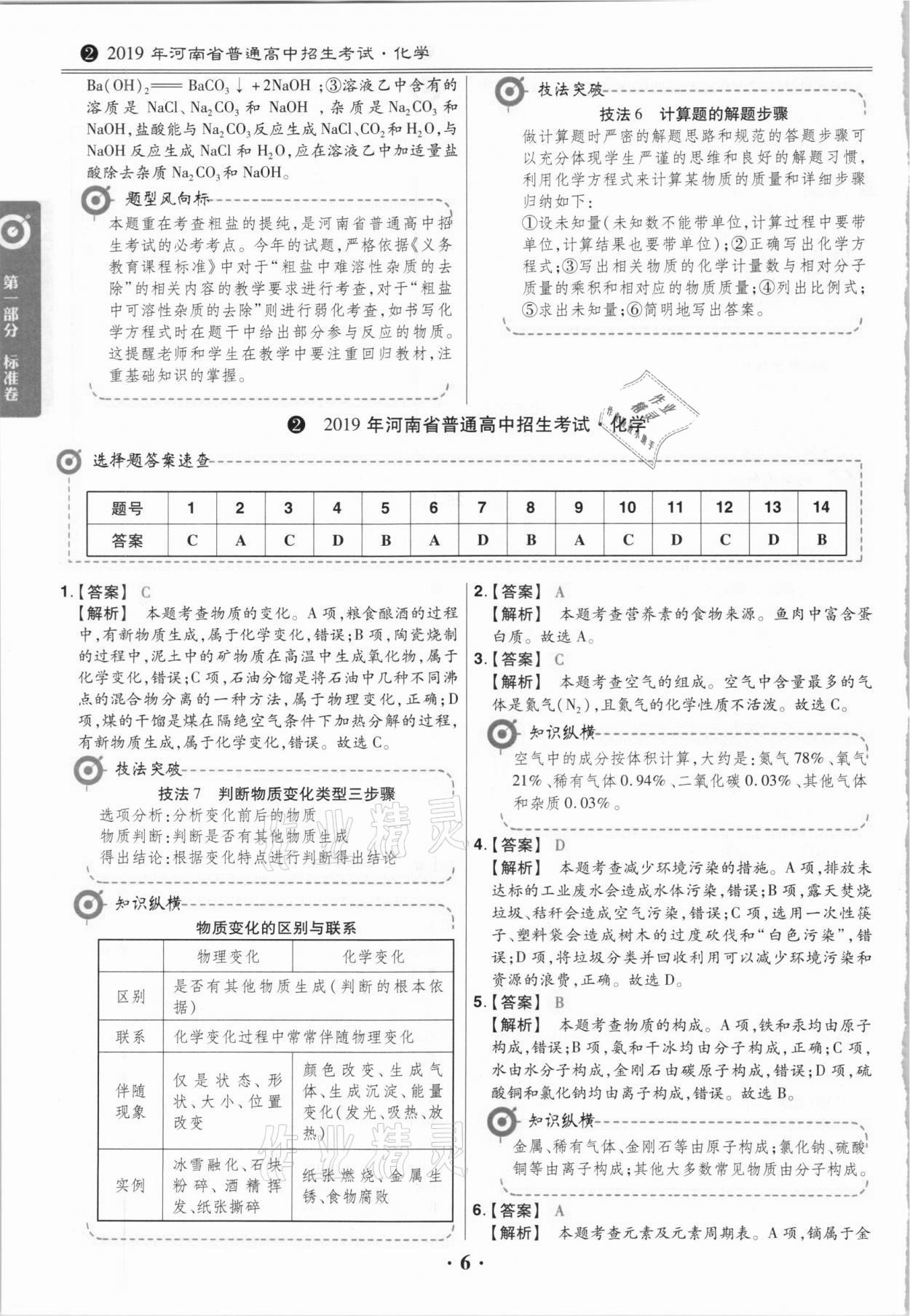 2021年鼎城中考模擬試卷精編化學河南專版 第6頁