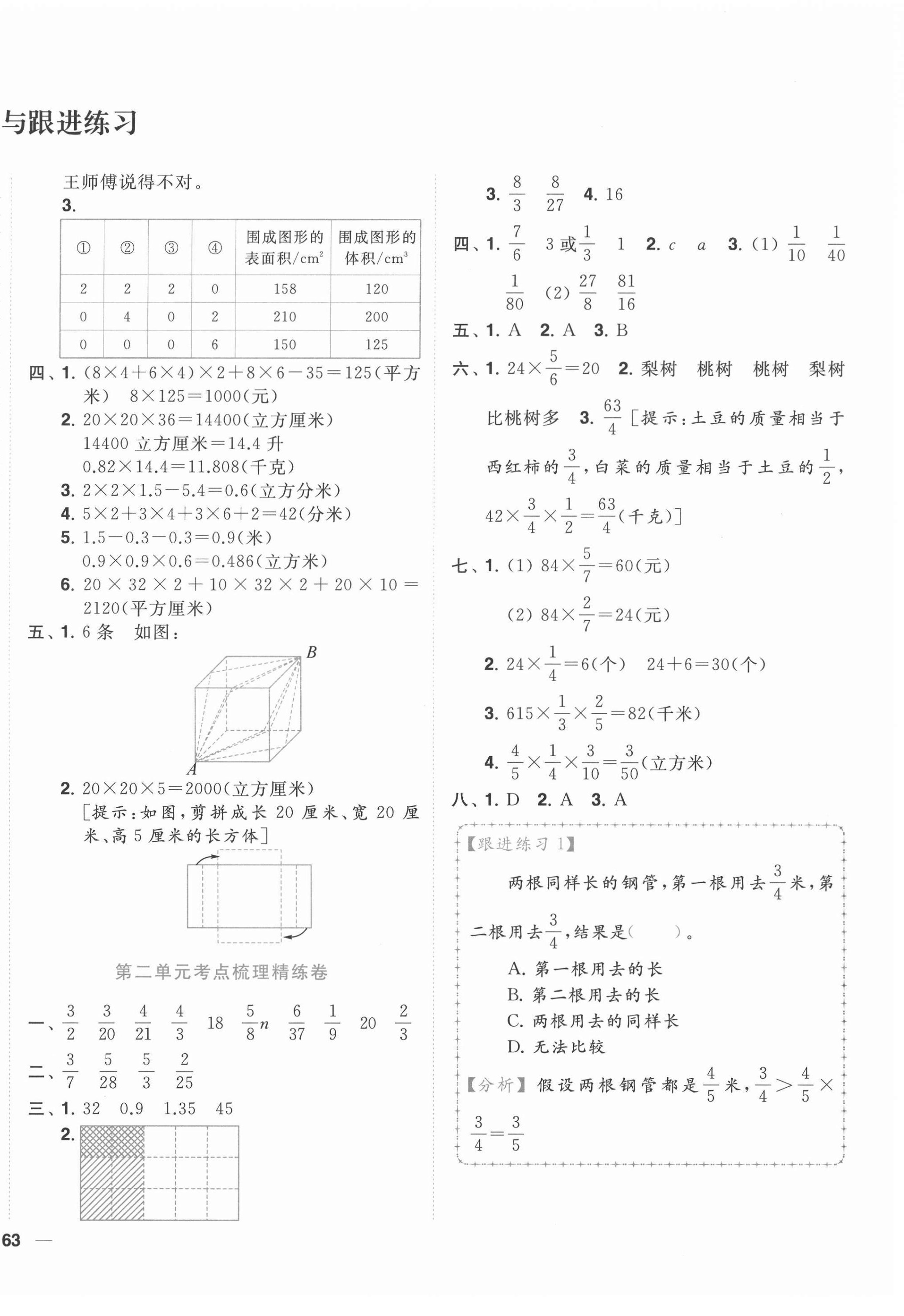 2020年ENBO小天才單元復(fù)習(xí)與測試六年級數(shù)學(xué)上冊江蘇版 第2頁