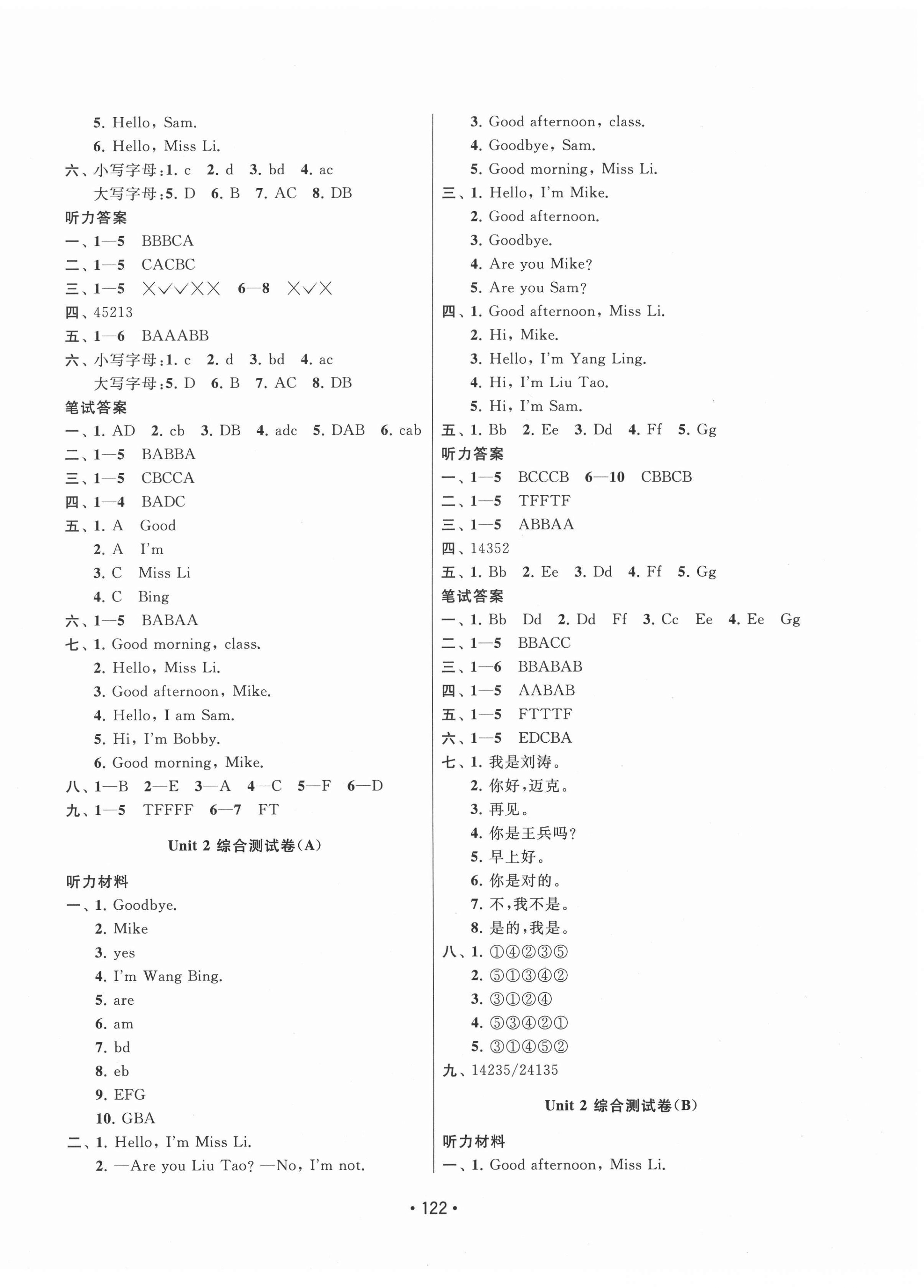 2020年成長空間大試卷三年級英語上冊江蘇版 第2頁