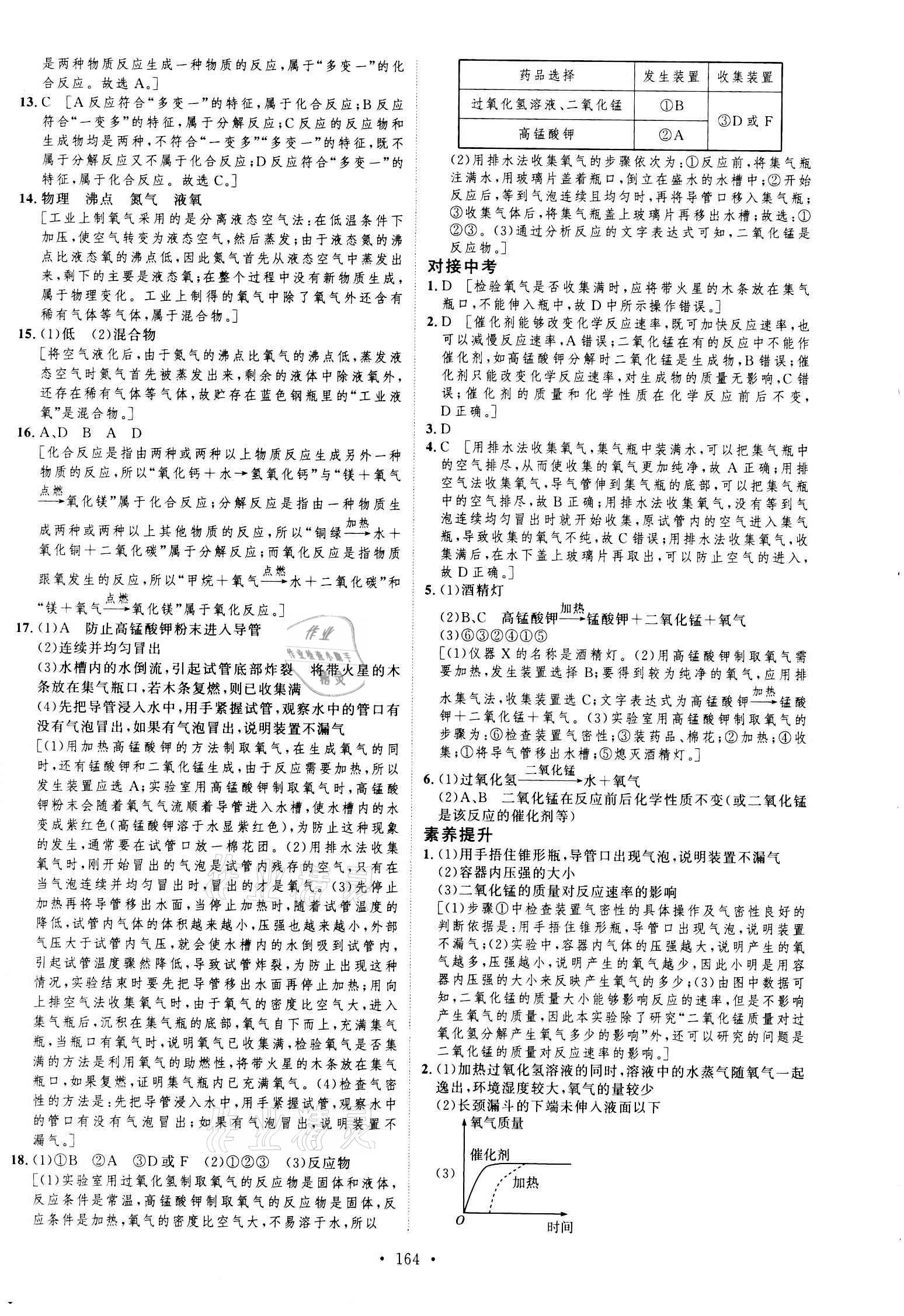 2020年實驗教材新學(xué)案九年級化學(xué)上冊人教版 參考答案第8頁