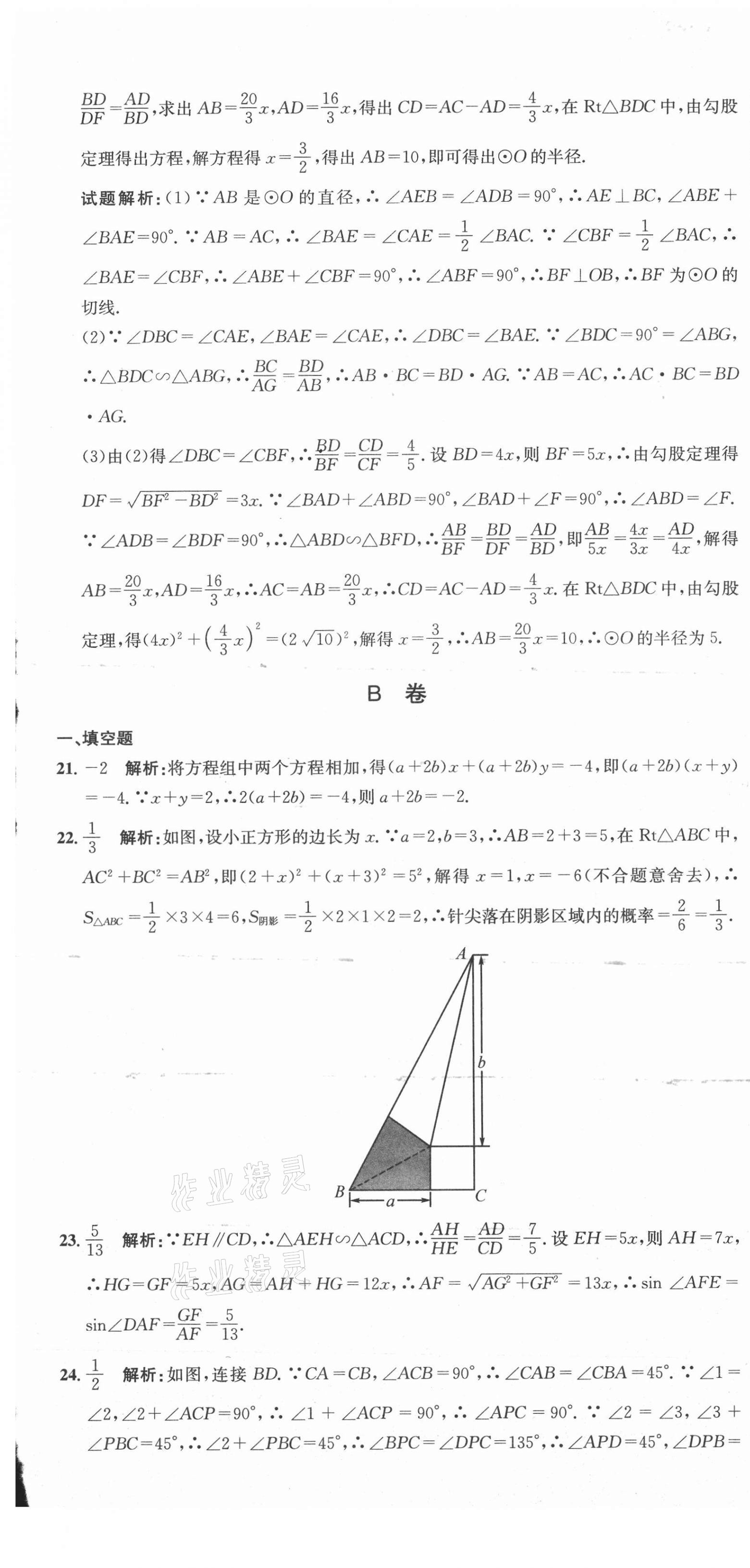 2020年天府中考一本通數(shù)學中考人教版 第31頁