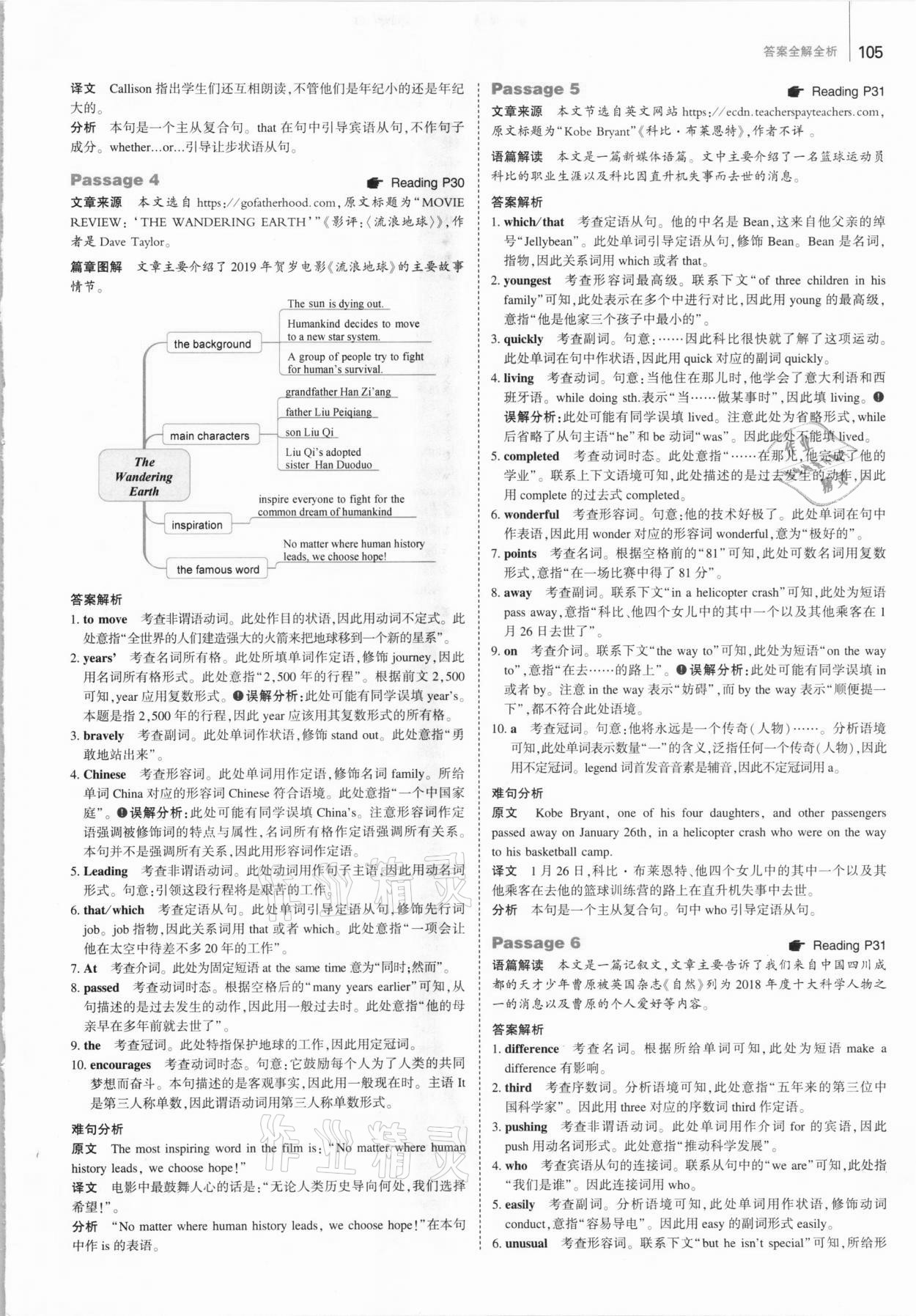 2021年53English中考英语语法填空150加50篇 第15页