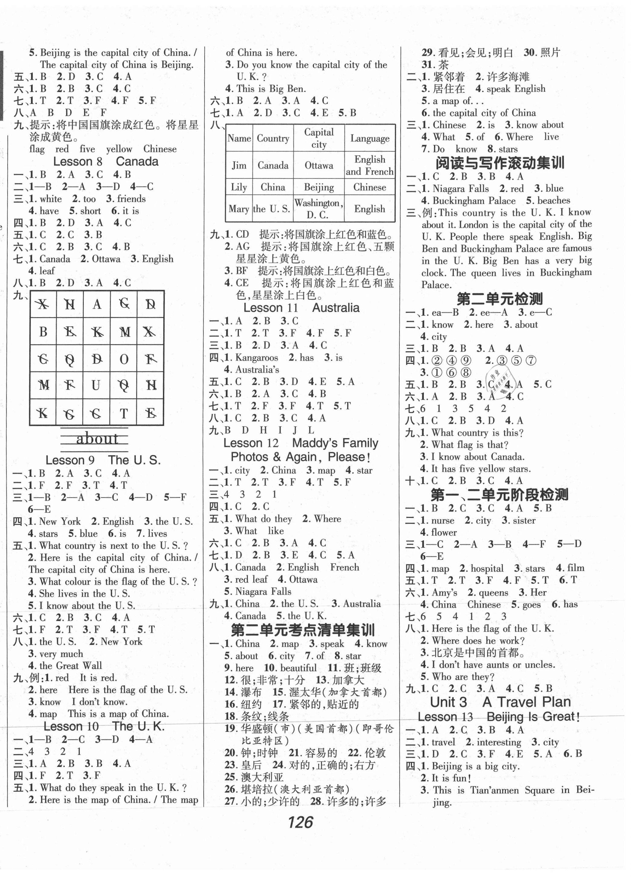 2020年全優(yōu)課堂考點集訓(xùn)與滿分備考五年級英語上冊冀教版 第2頁