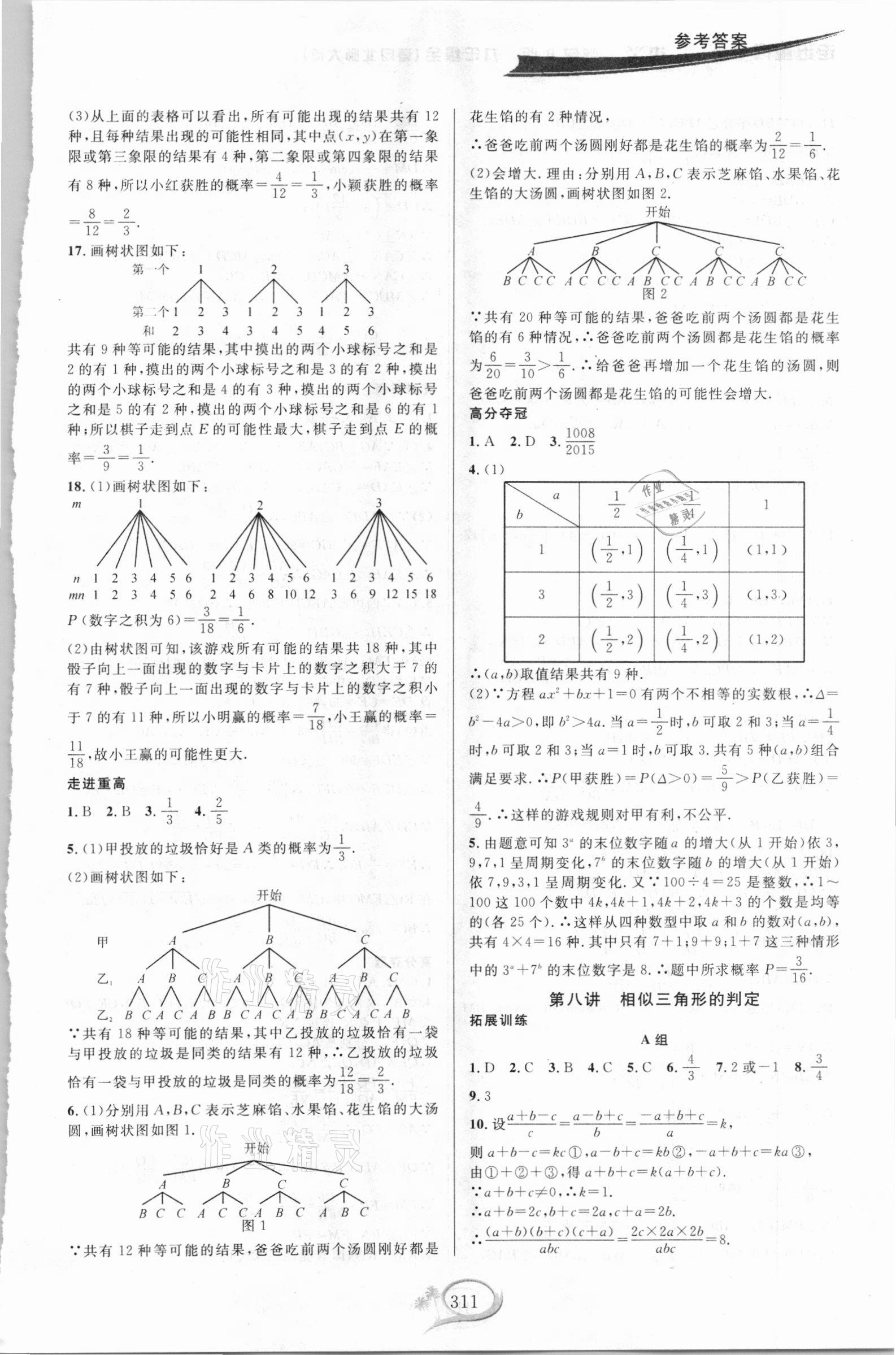 2020年走進(jìn)重高培優(yōu)講義九年級(jí)數(shù)學(xué)全一冊(cè)北師大版B版 第9頁(yè)