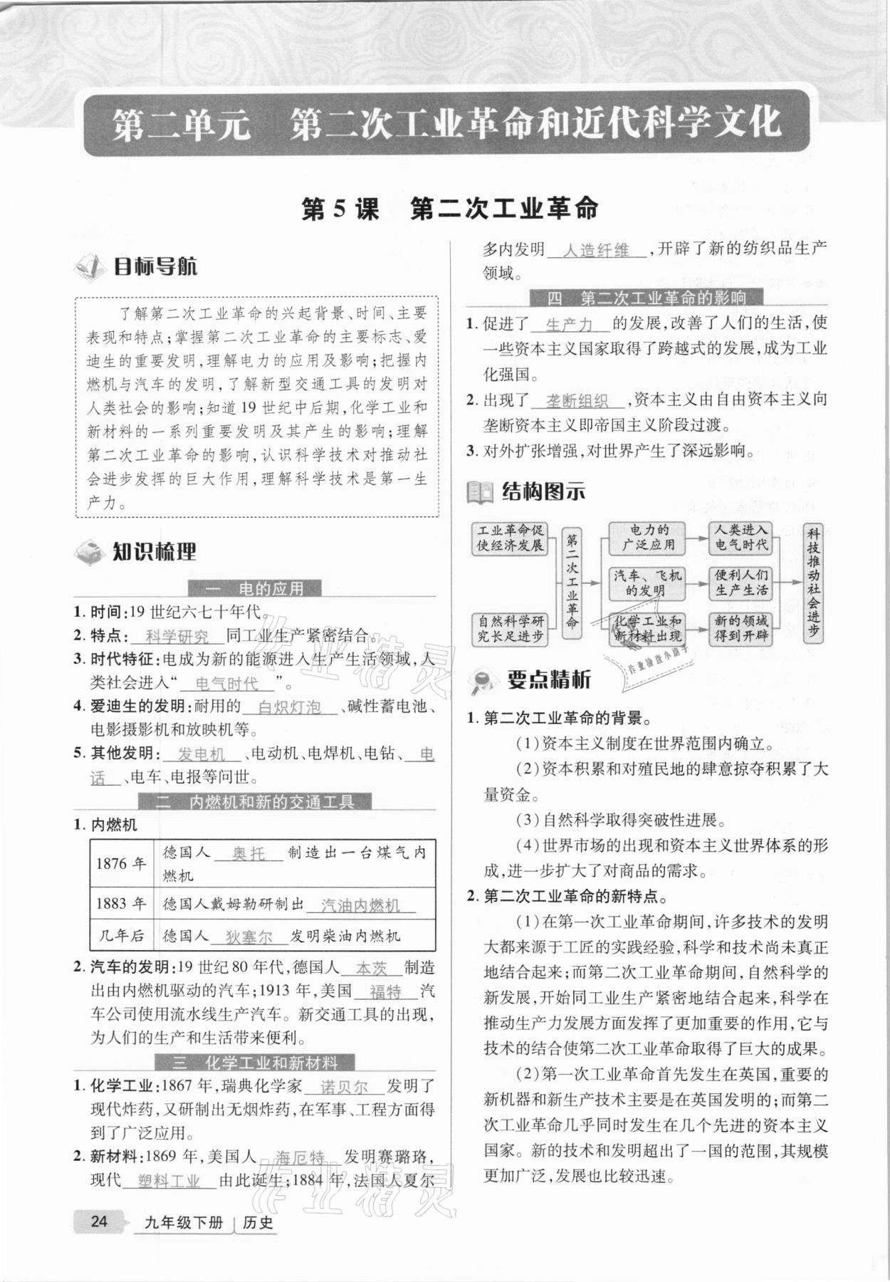 2021年高分突破課時(shí)達(dá)標(biāo)講練測(cè)九年級(jí)歷史下冊(cè)人教版 第24頁(yè)