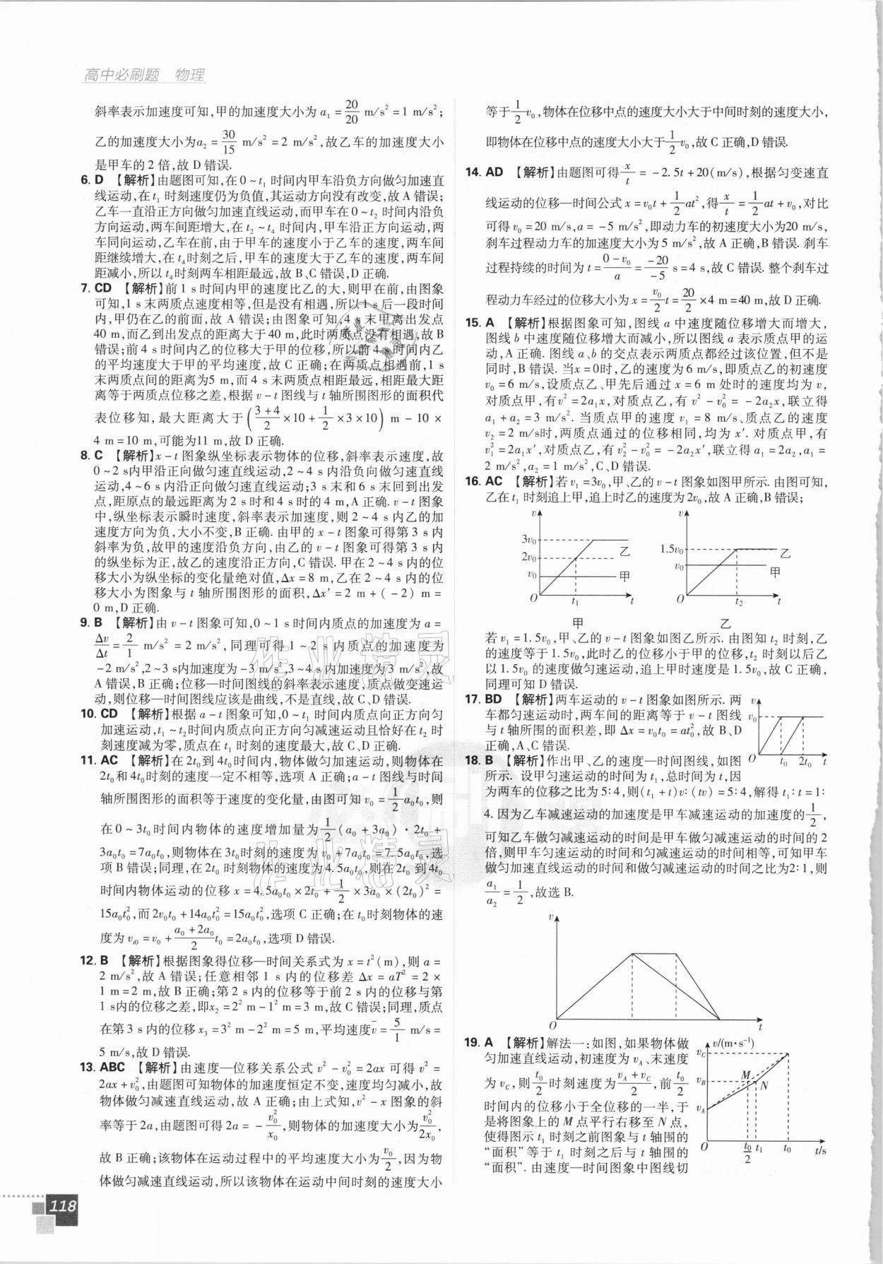 2021年高中必刷題物理必修1人教版 第14頁