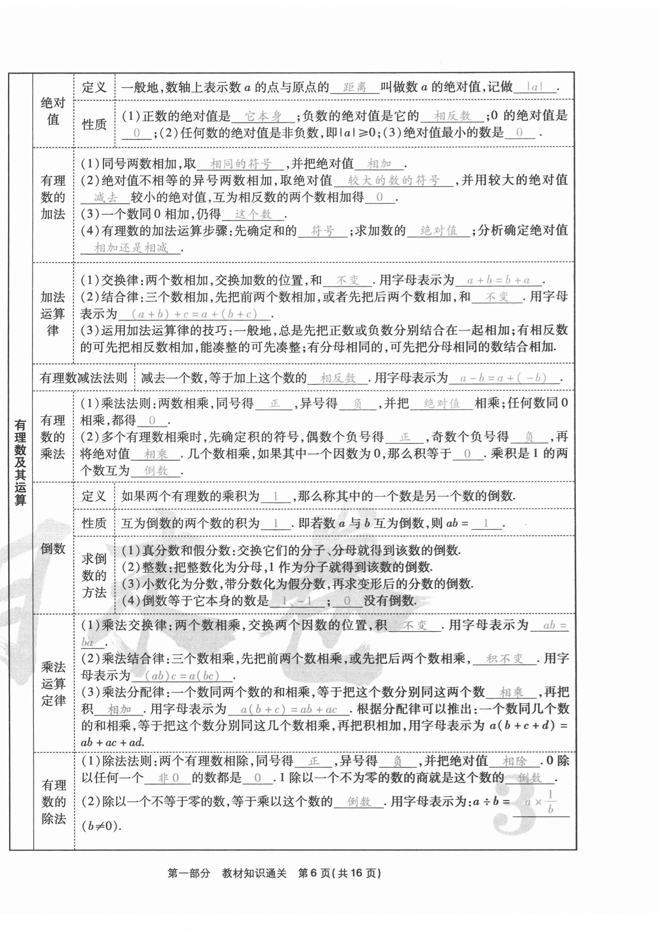 2020年云南本土期末卷七年級數(shù)學(xué)上冊北師大版 第6頁
