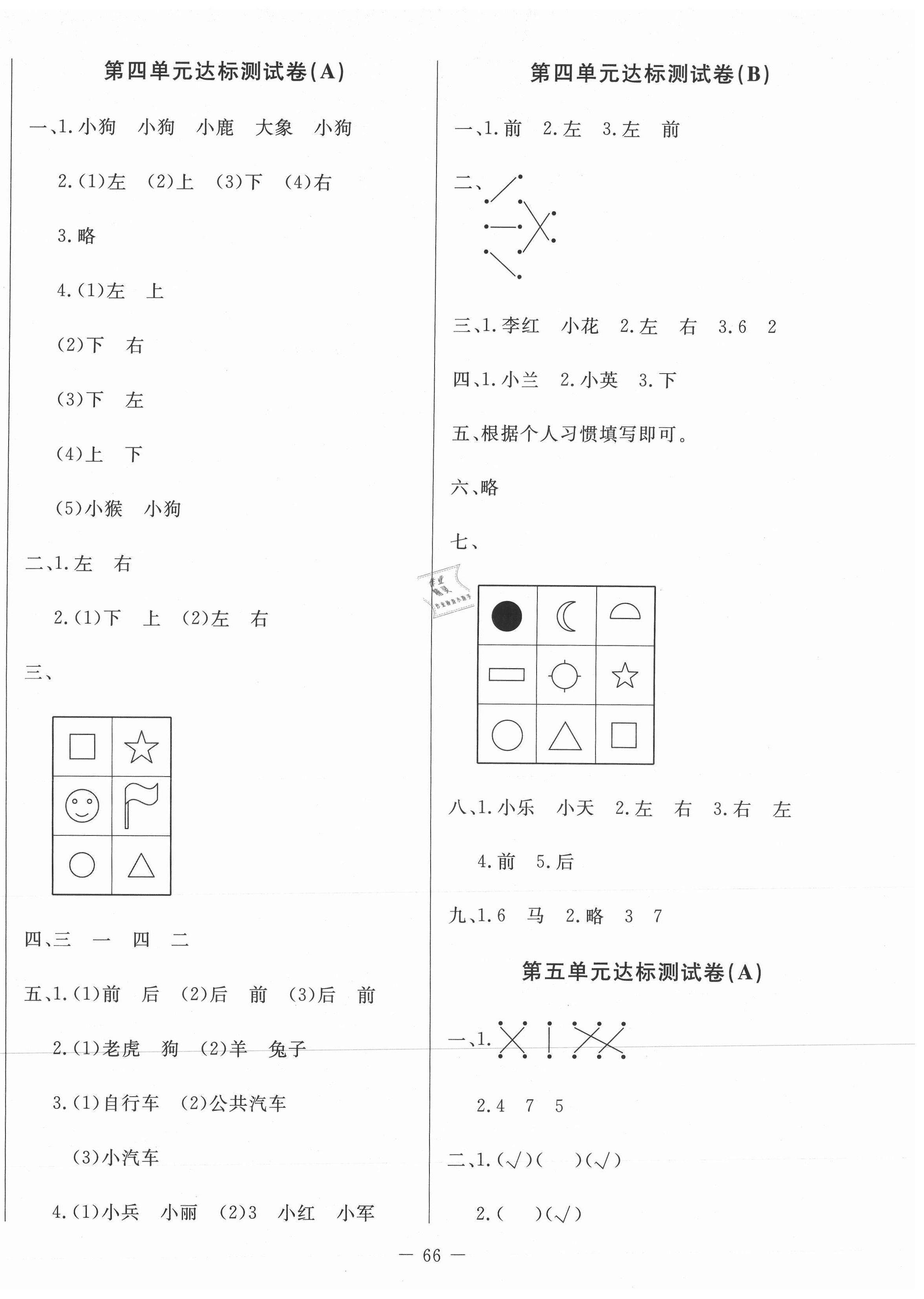 2020年黃岡測試卷一年級數(shù)學(xué)上冊蘇教版 第2頁