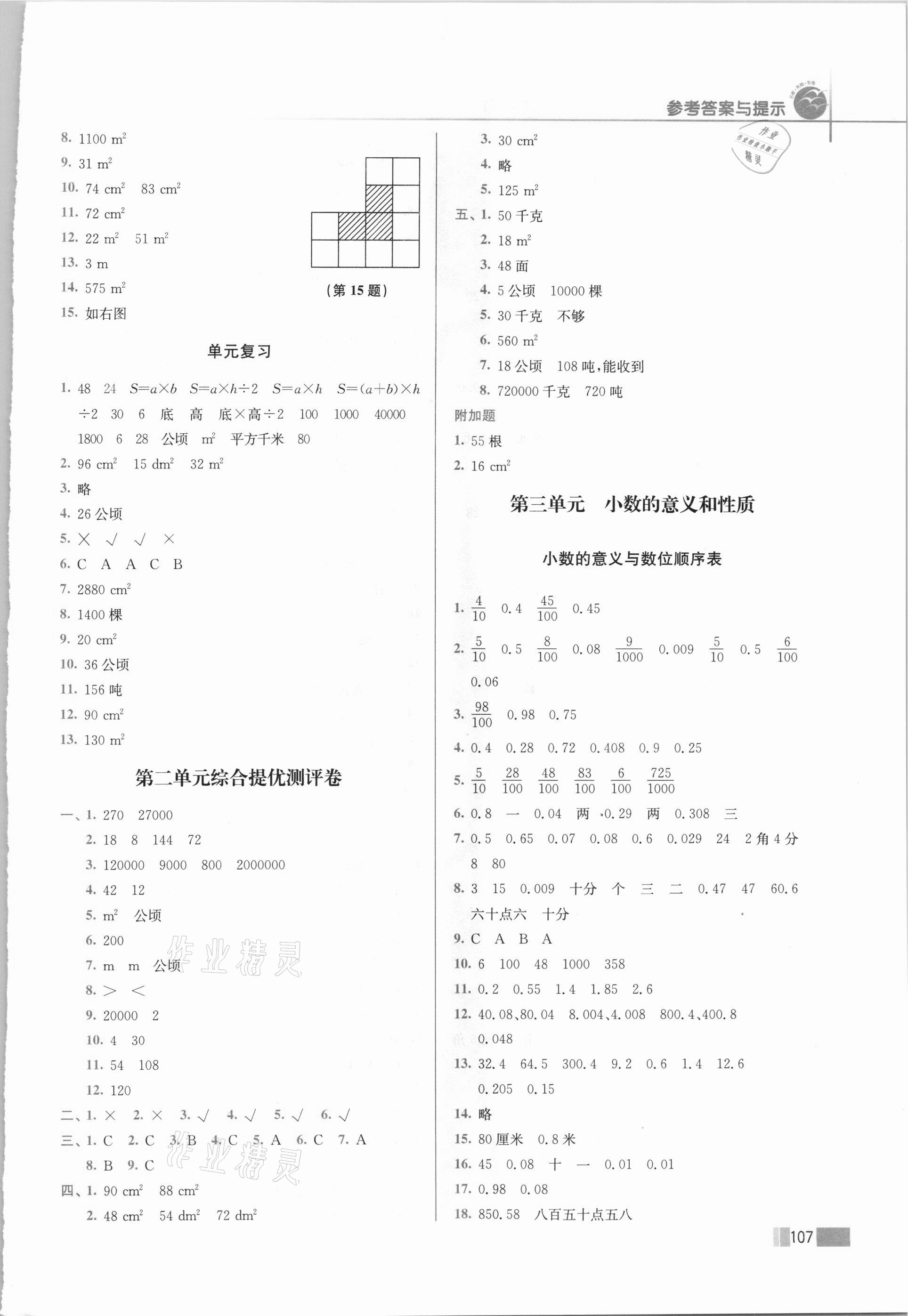 2020年名師點(diǎn)撥培優(yōu)訓(xùn)練五年級(jí)數(shù)學(xué)上冊(cè)江蘇版 第3頁