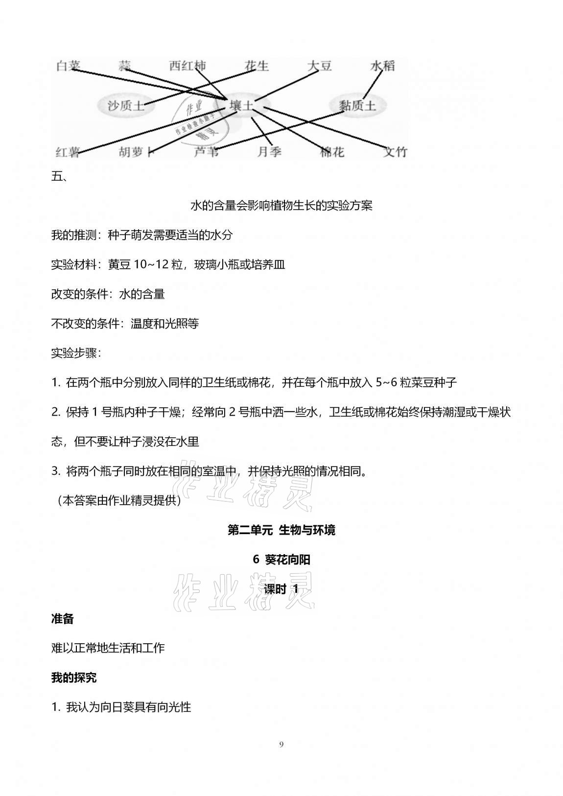 2020年科學(xué)學(xué)習(xí)與鞏固五年級上冊冀人版 第9頁