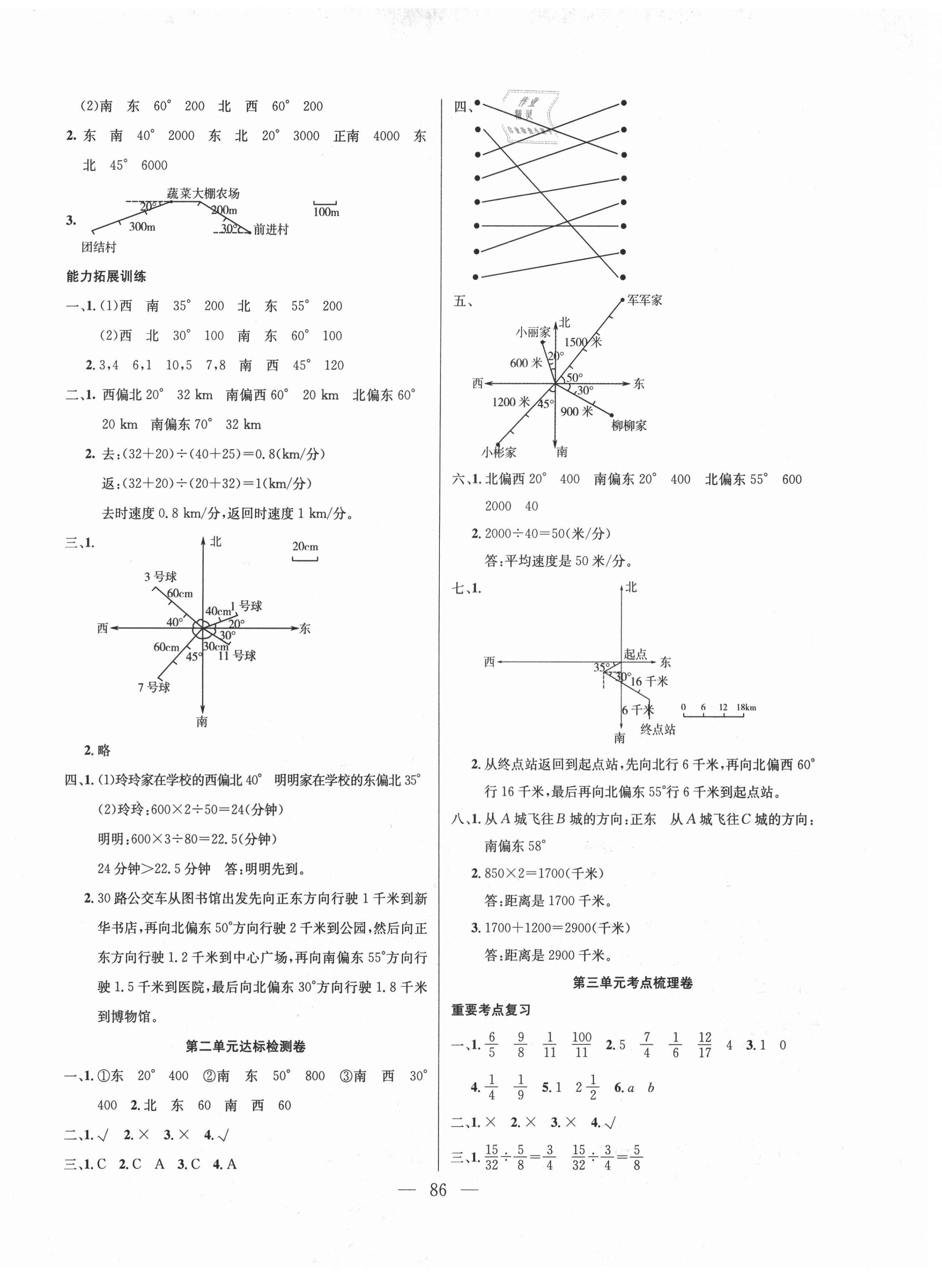 2020年績(jī)優(yōu)生績(jī)優(yōu)名卷六年級(jí)數(shù)學(xué)上冊(cè)人教版 第2頁(yè)