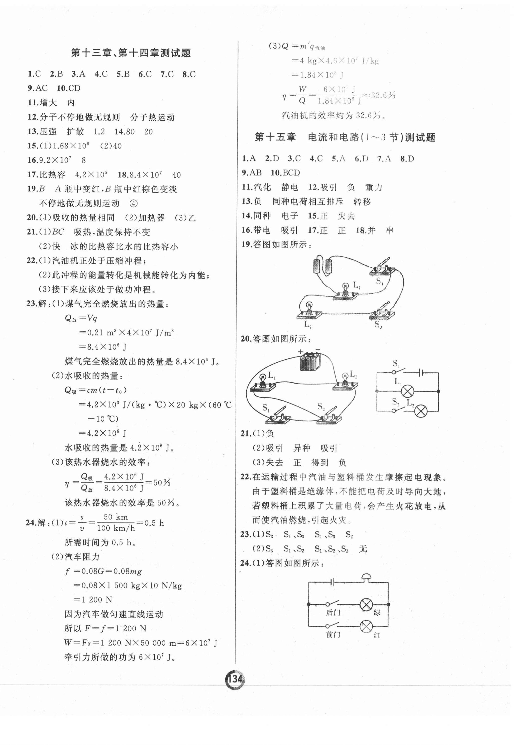 2020年誠(chéng)成教育學(xué)業(yè)評(píng)價(jià)九年級(jí)物理全一冊(cè)人教版 第2頁(yè)