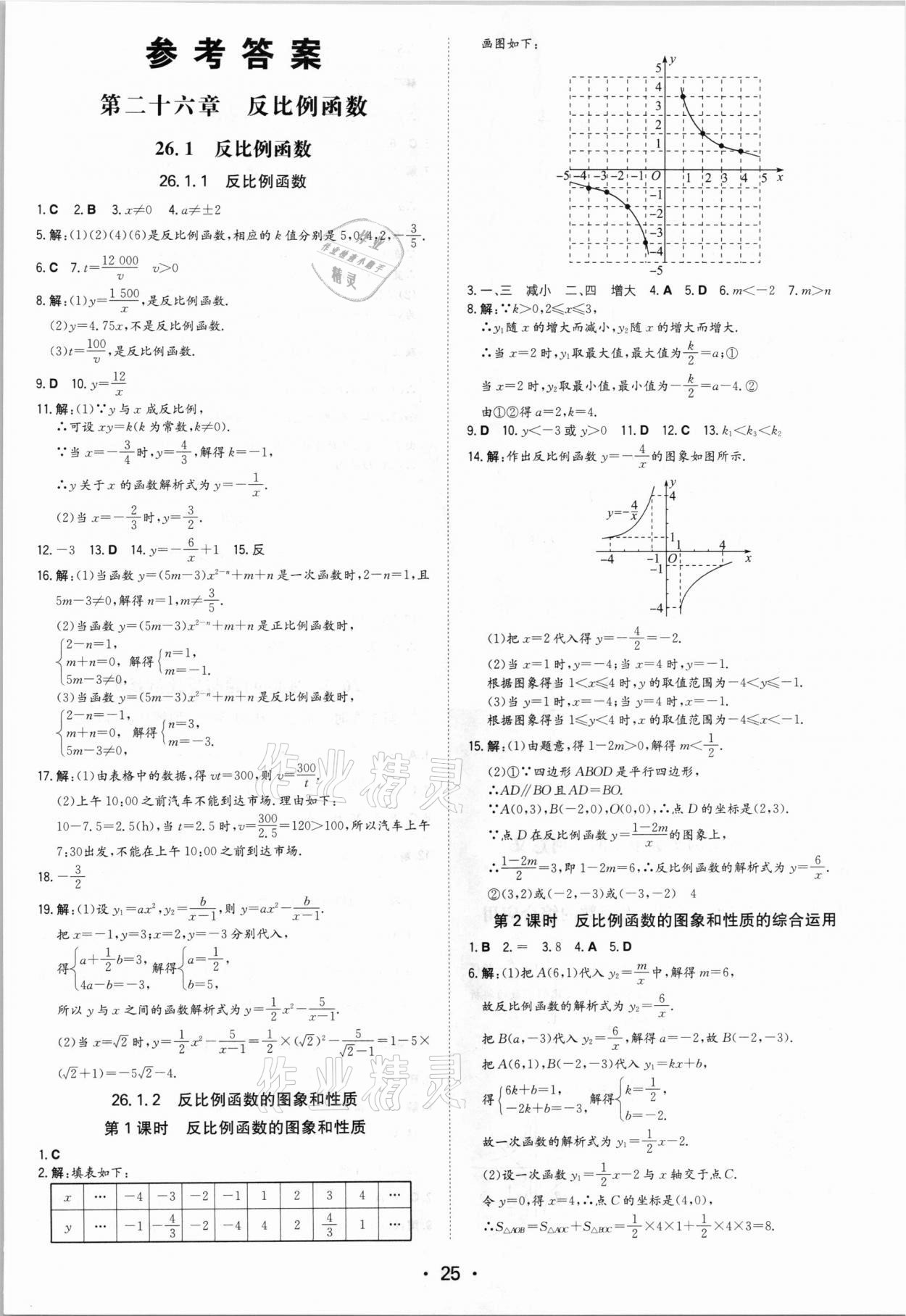 2021年一本同步訓(xùn)練九年級數(shù)學(xué)下冊人教版 第1頁