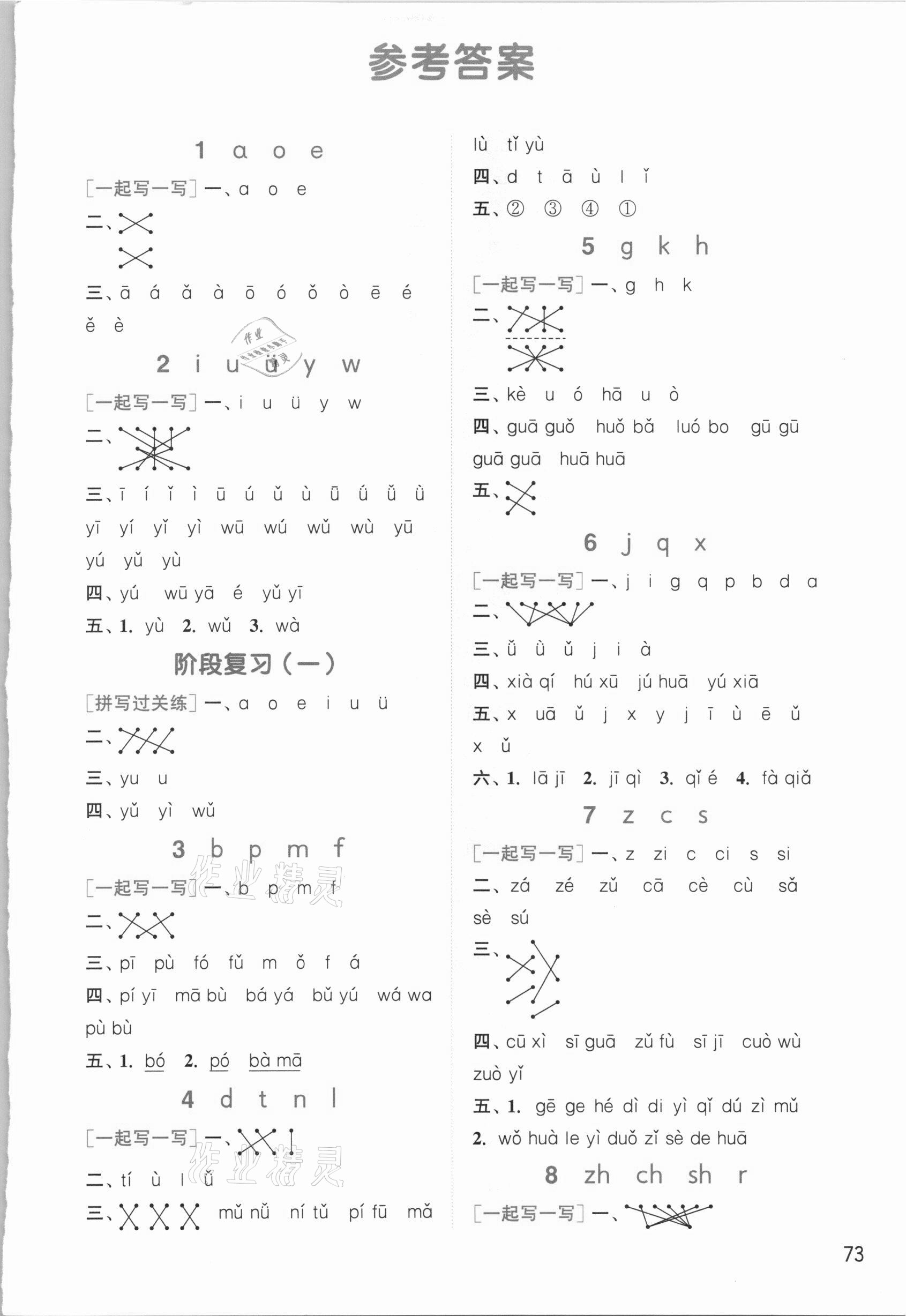 2020年通城學典小學語文拼音能手 第1頁