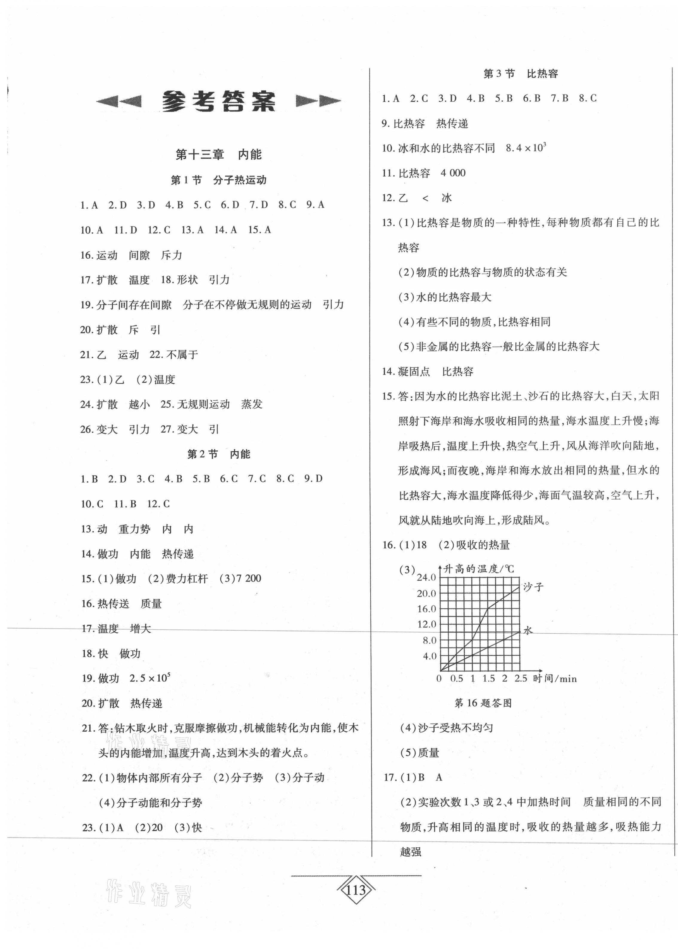 2020年同步導學必刷卷九年級物理上冊人教版吉林專版 第1頁