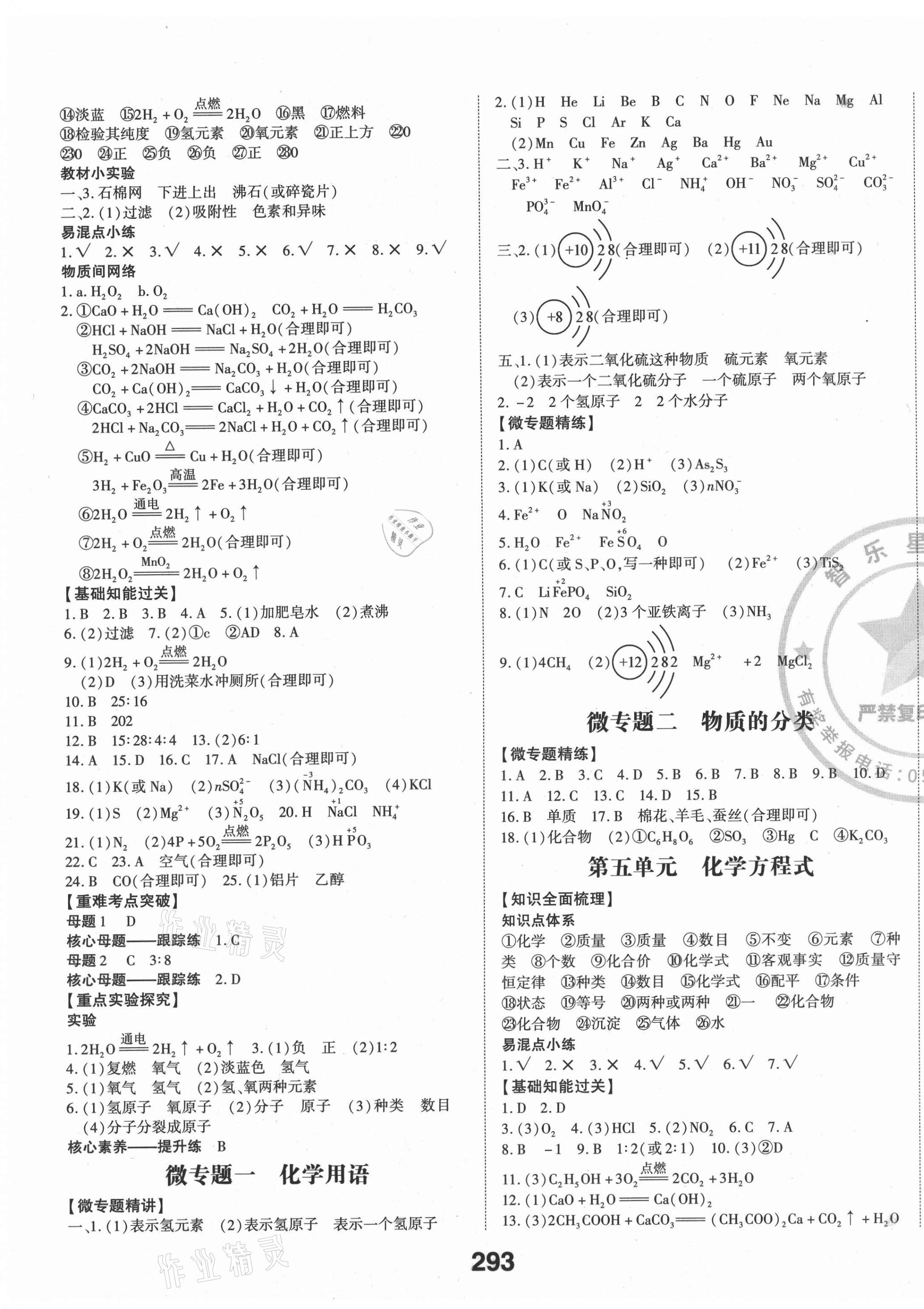 2021年命题研究化学江西专版 第3页