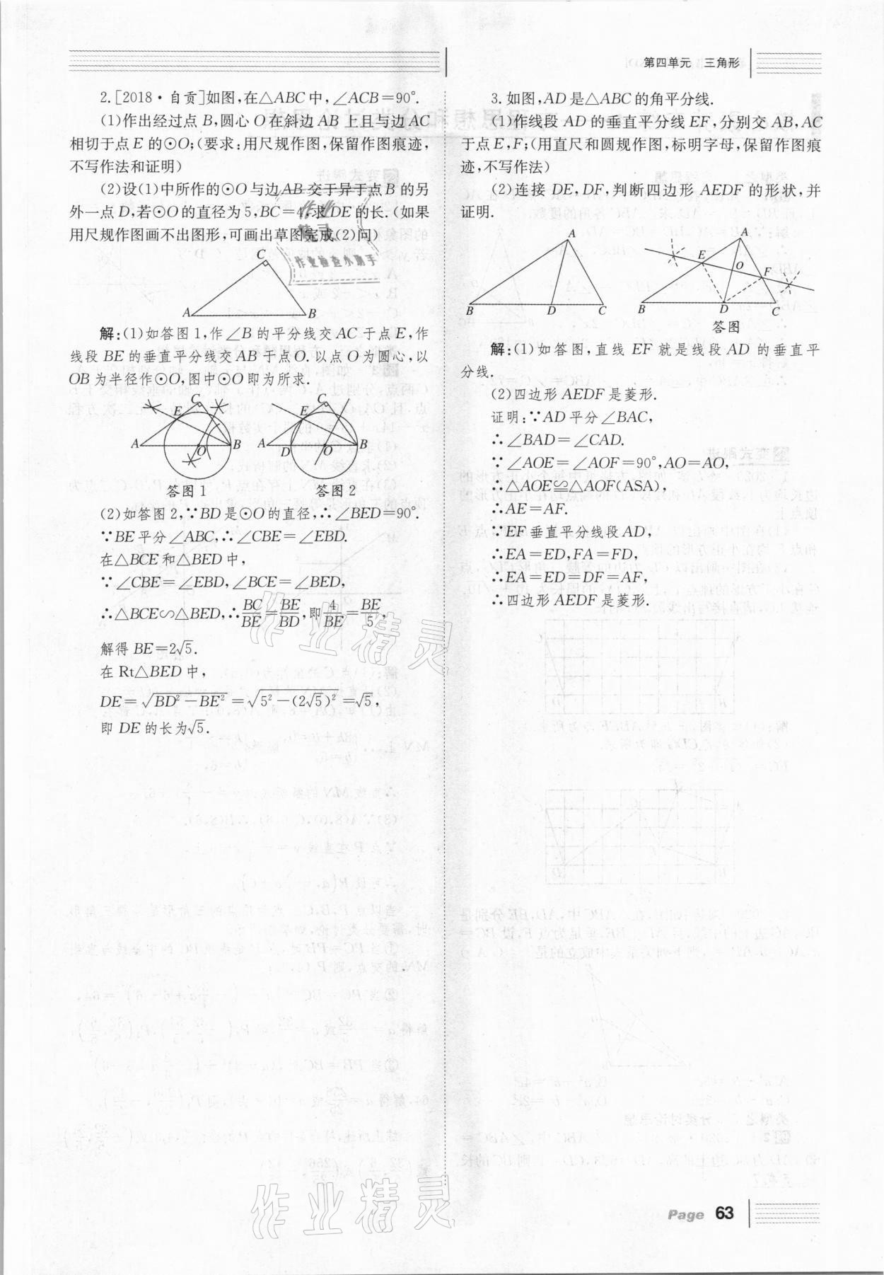 2021年全程夺冠中考突破数学北师大版达州专用 第63页