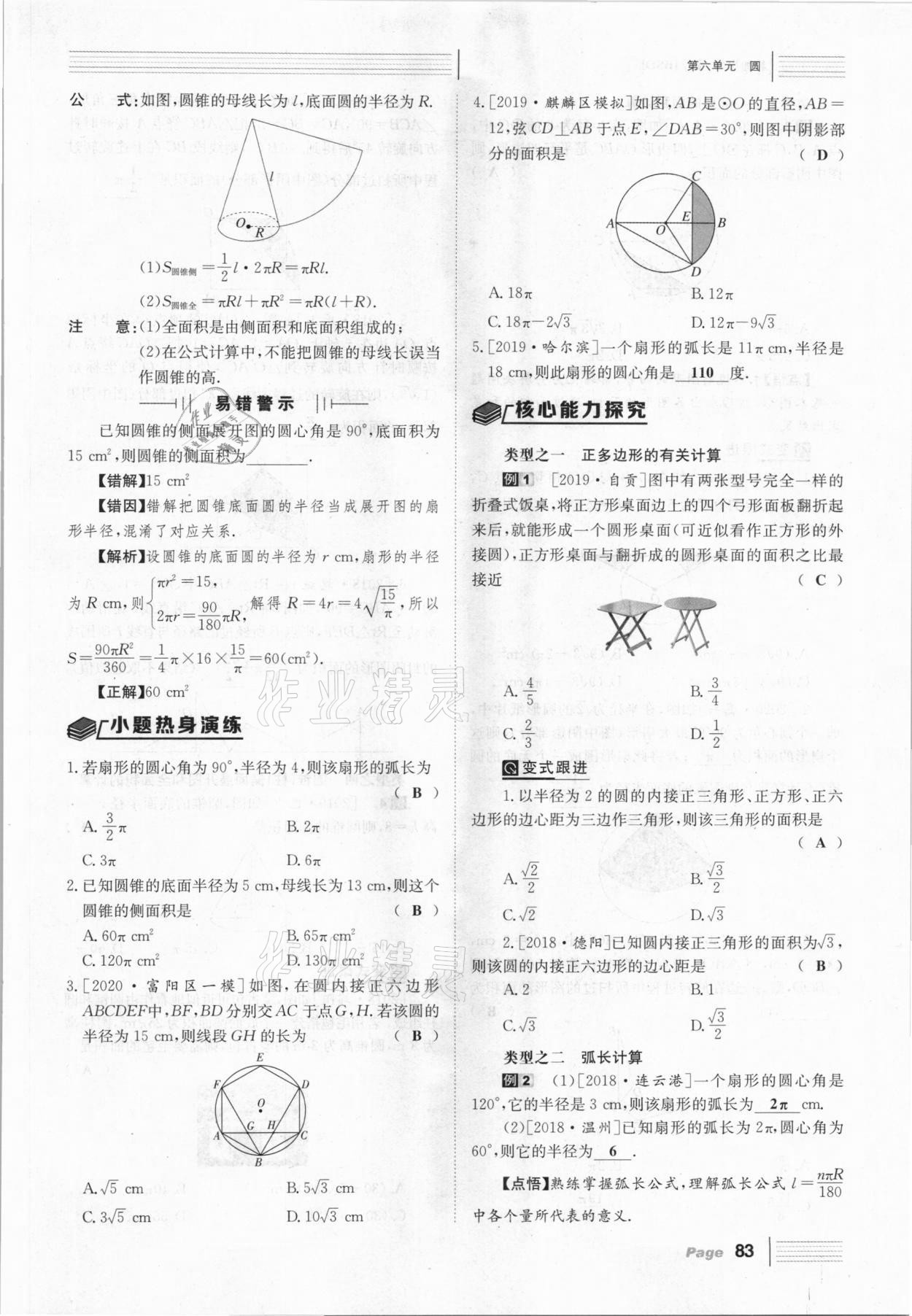 2021年全程夺冠中考突破数学北师大版达州专用 第83页