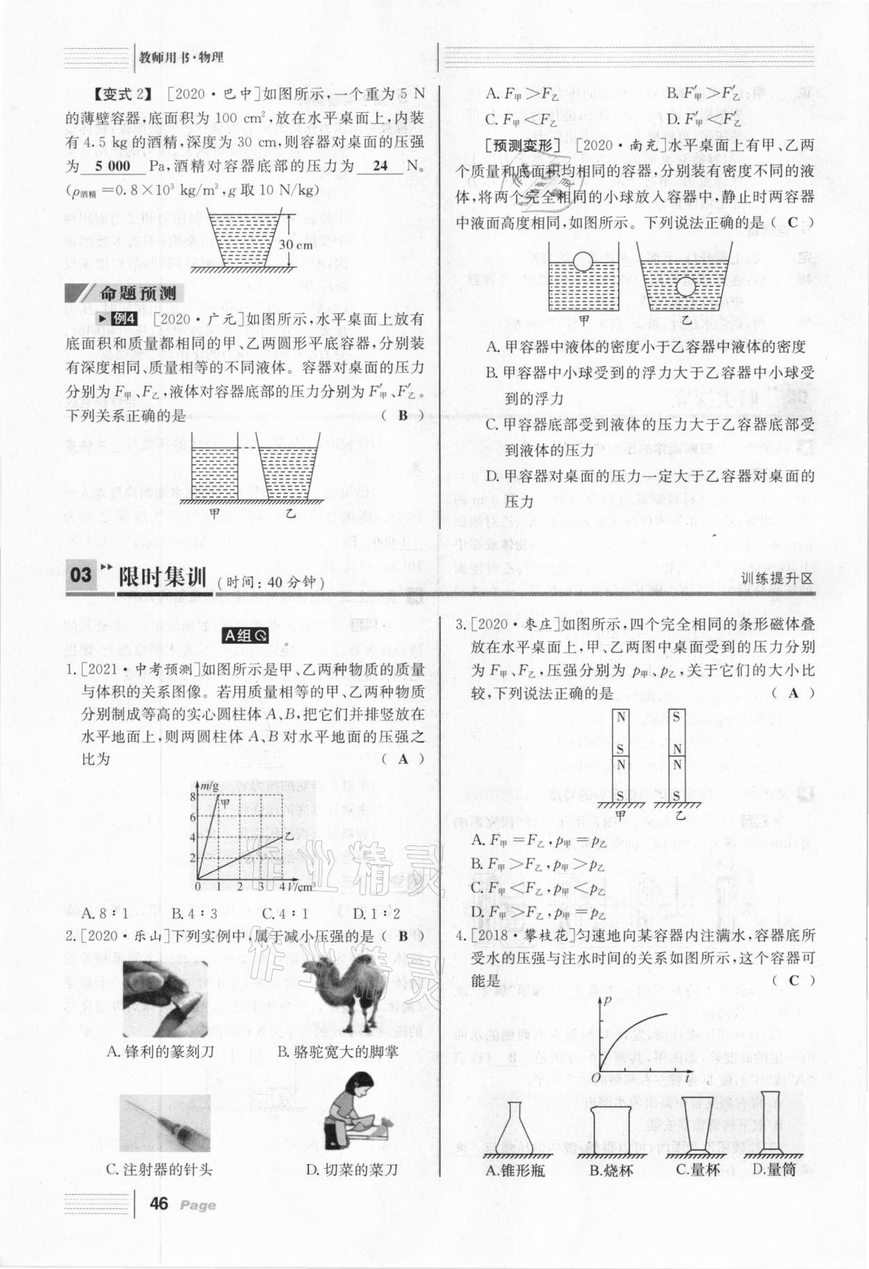 2021年全程夺冠中考突破物理达州专用 第46页