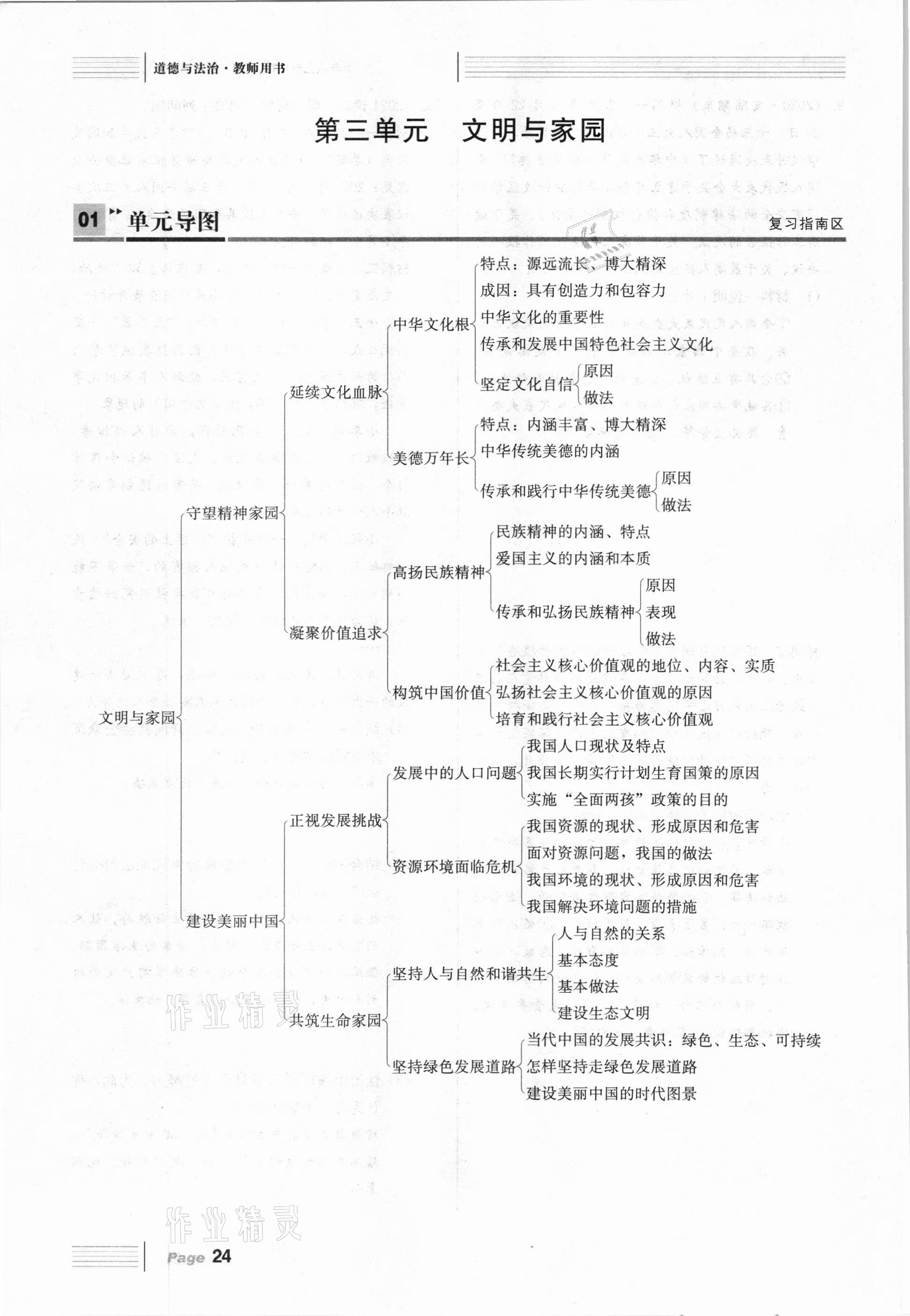 2021年全程夺冠中考突破道德与法治达州专版 参考答案第24页