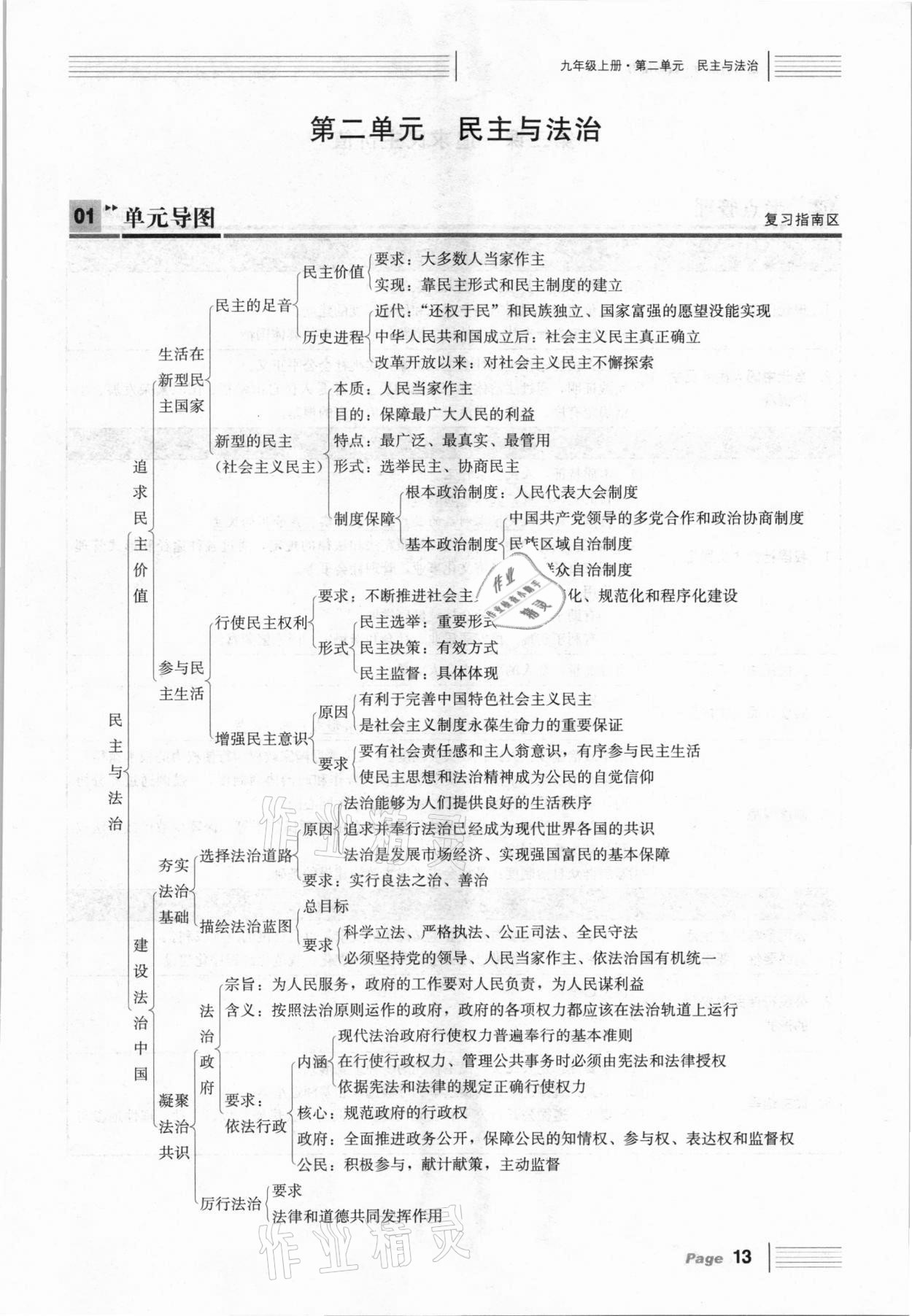 2021年全程夺冠中考突破道德与法治达州专版 参考答案第13页