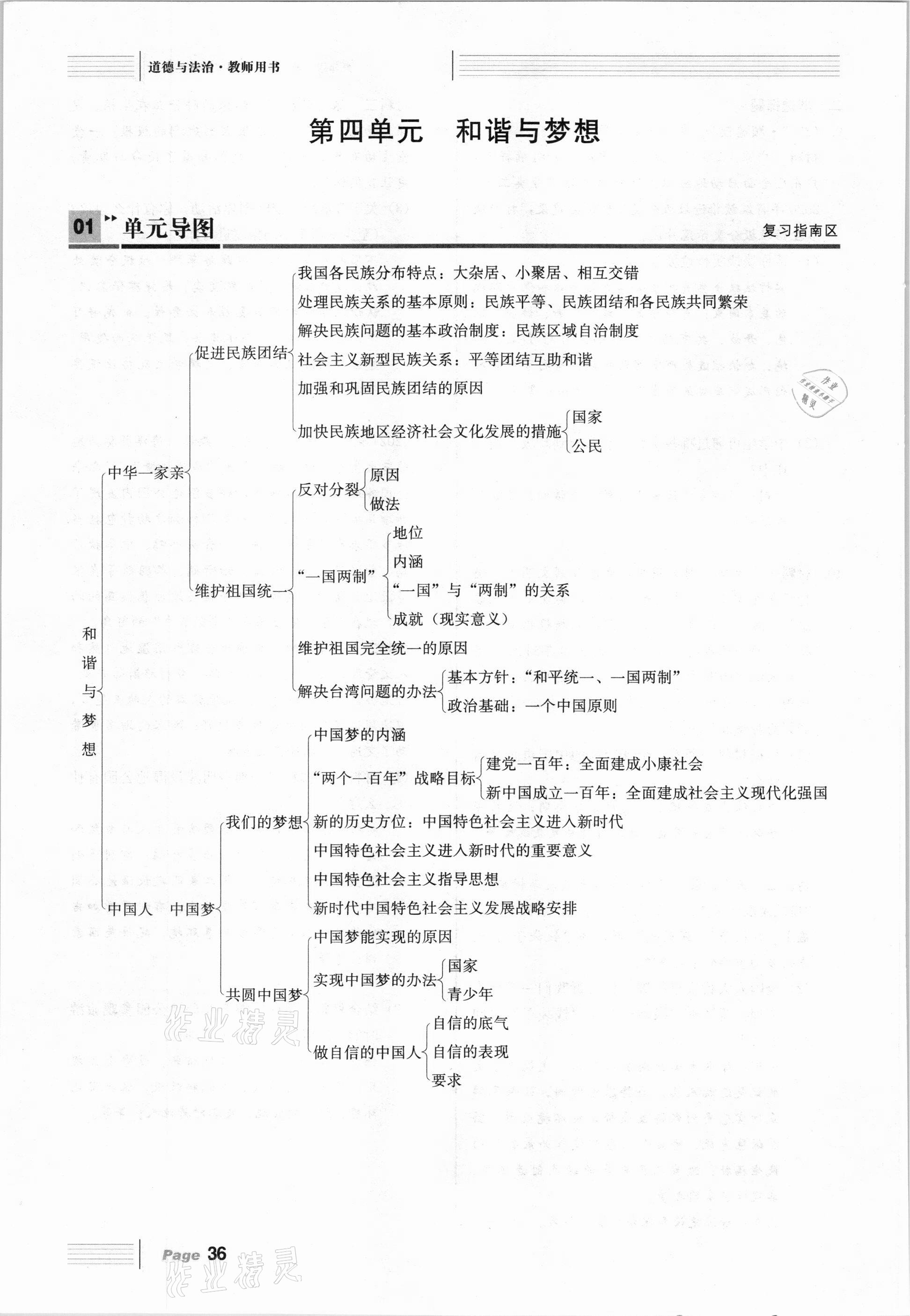 2021年全程夺冠中考突破道德与法治达州专版 参考答案第36页