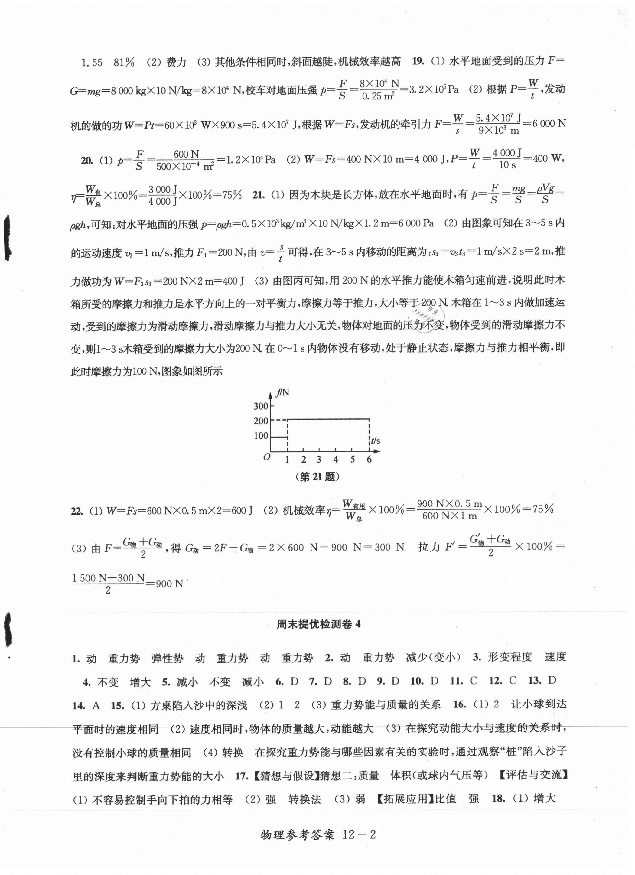 2020年學(xué)業(yè)提優(yōu)檢測九年級物理上冊蘇科版 第2頁