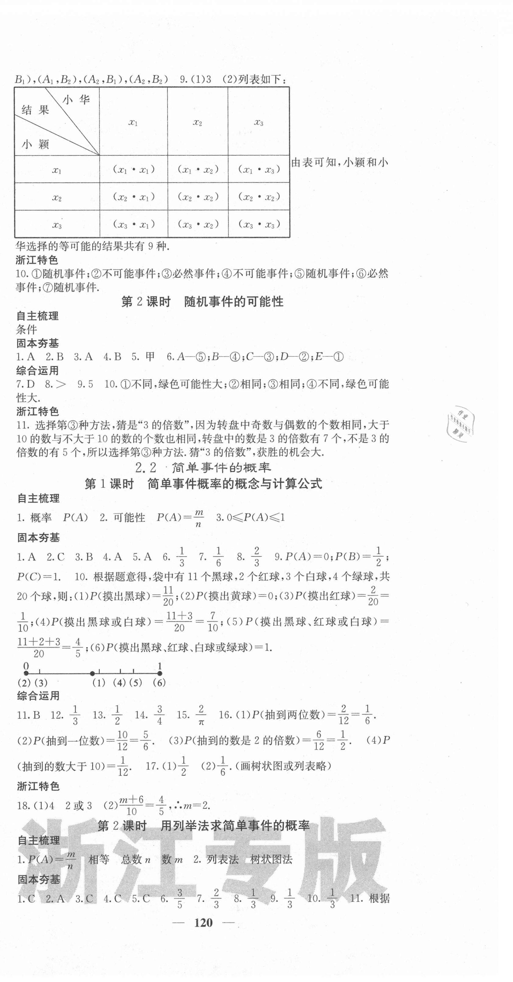 2020年名校課堂內(nèi)外九年級數(shù)學(xué)全一冊浙教版浙江專版 第12頁