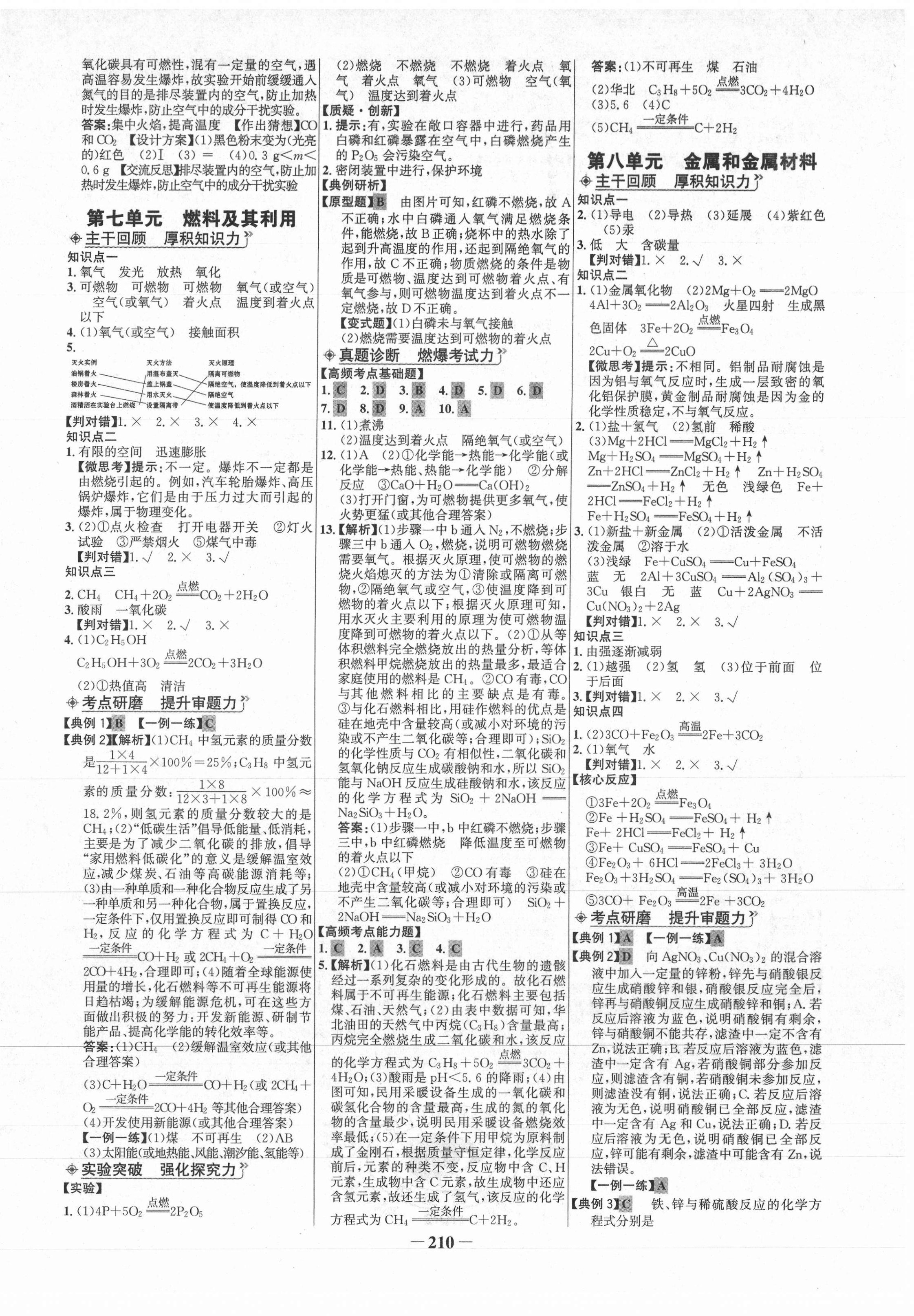 2021年世紀(jì)金榜初中全程復(fù)習(xí)方略化學(xué)人教版 第6頁(yè)