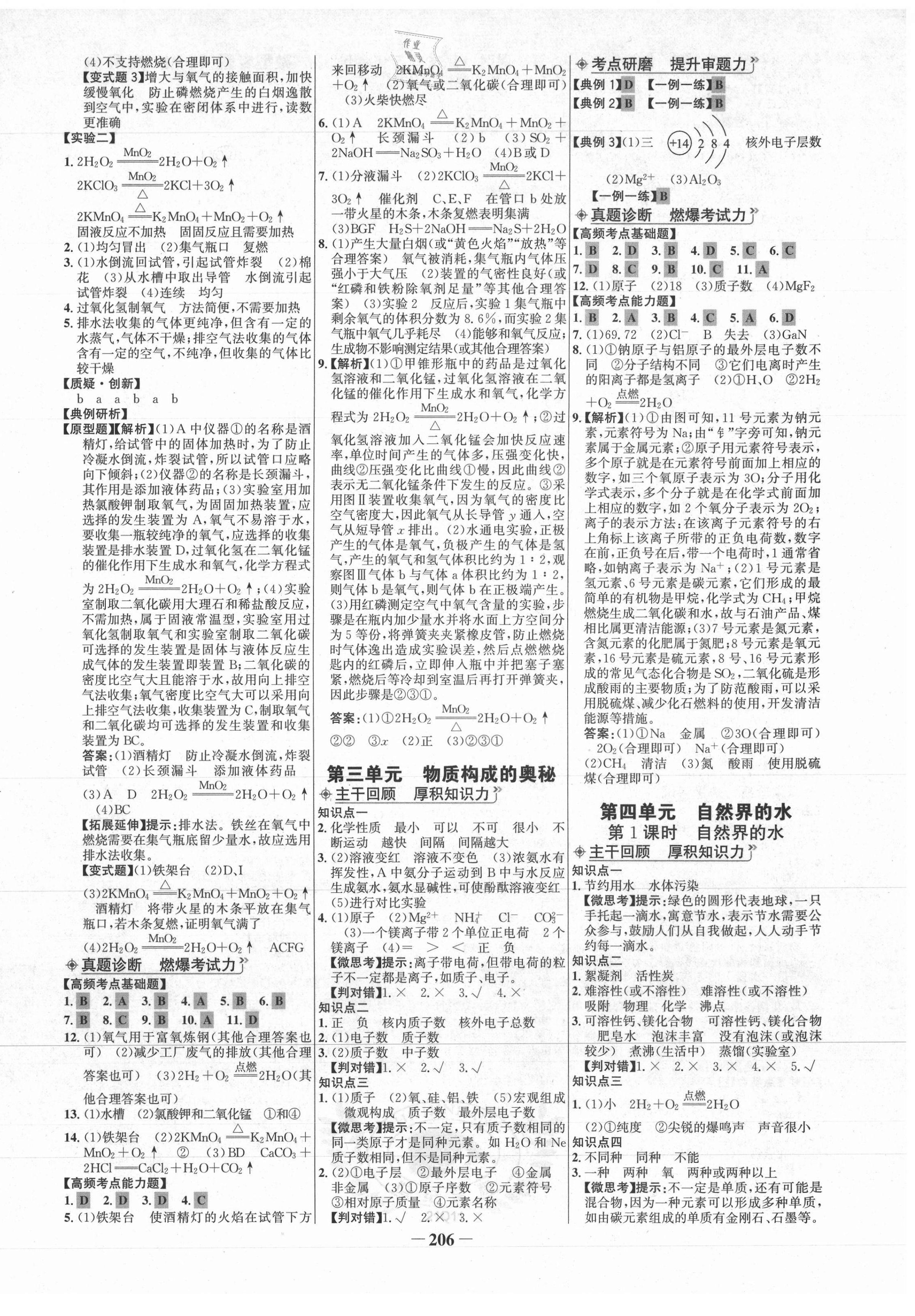 2021年世紀金榜初中全程復習方略化學人教版 第2頁