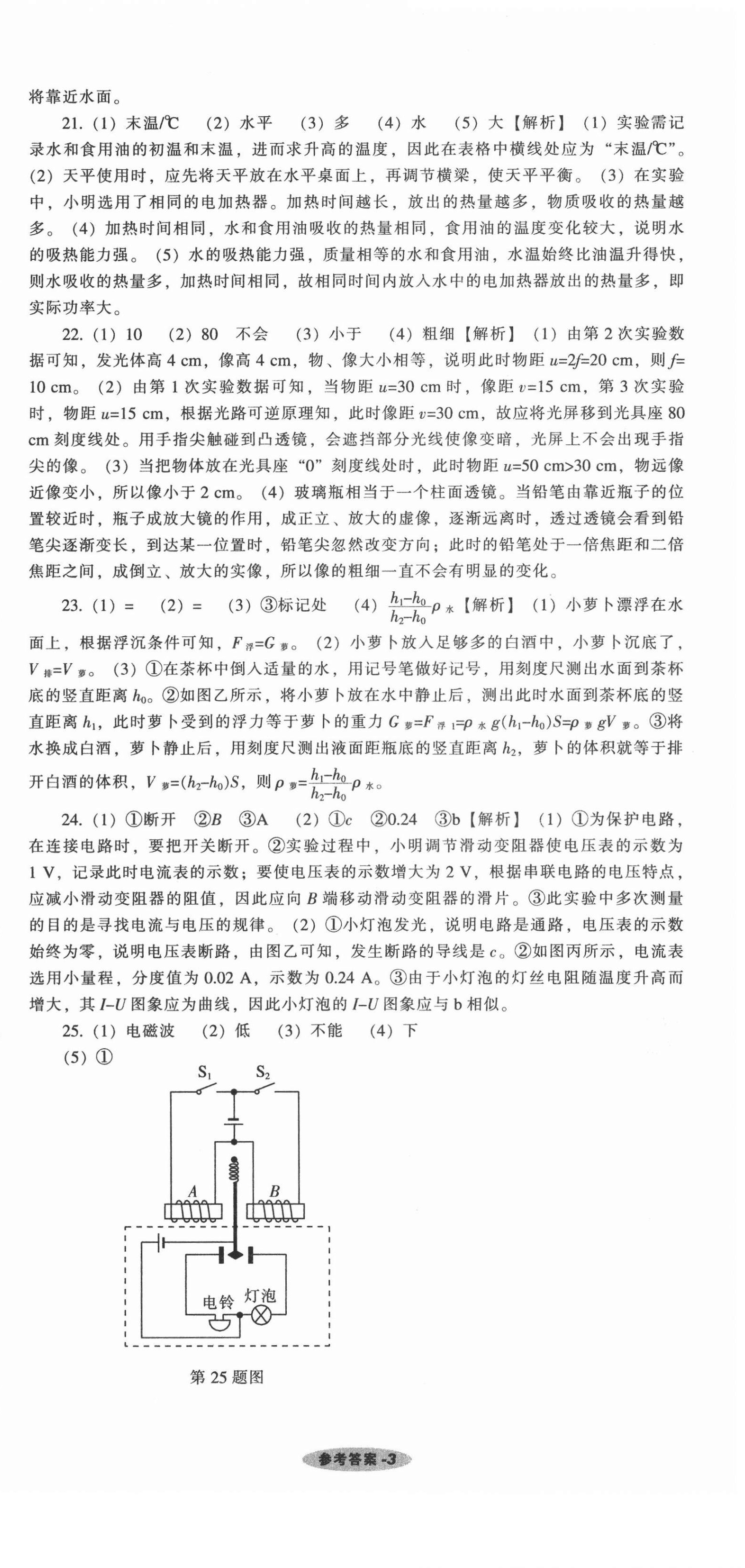 2021年遼寧中考真題匯編物理 第3頁