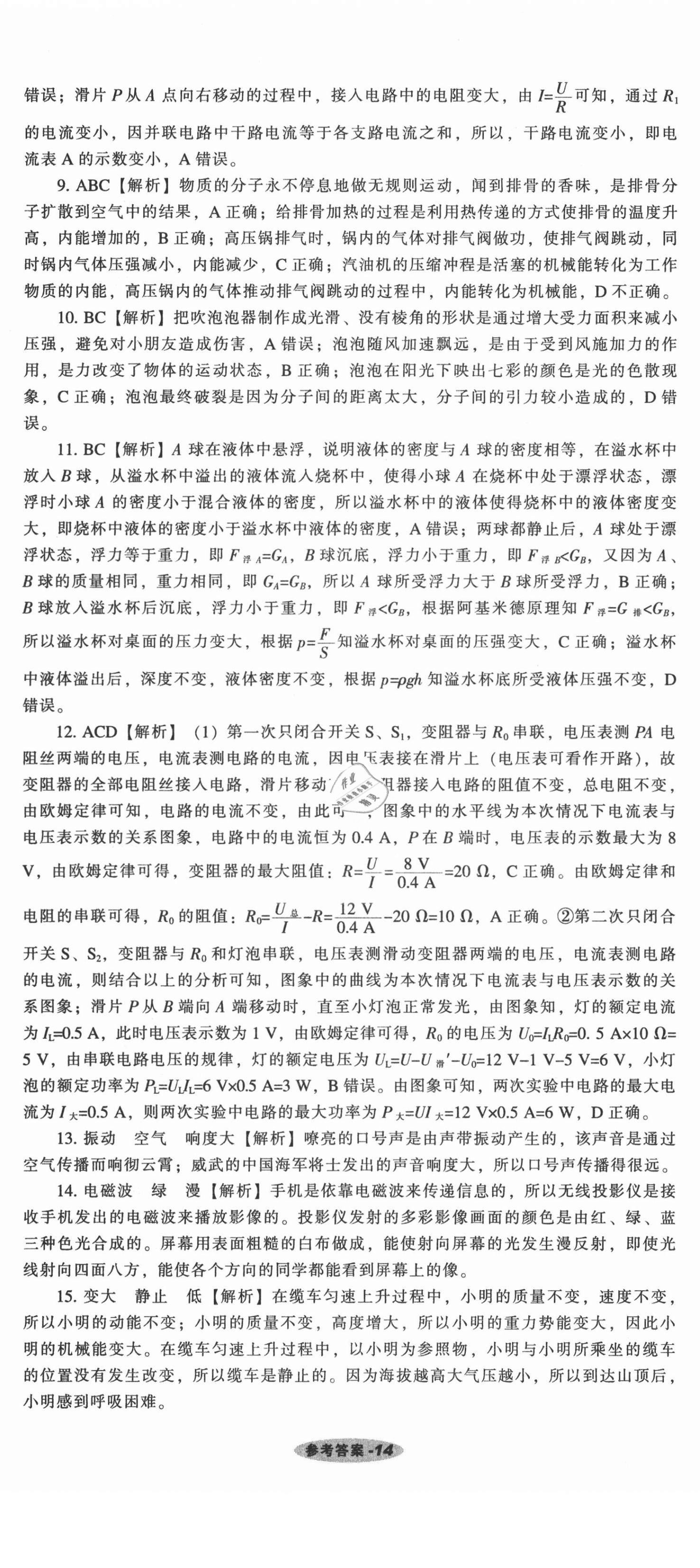 2021年遼寧中考真題匯編物理 第14頁