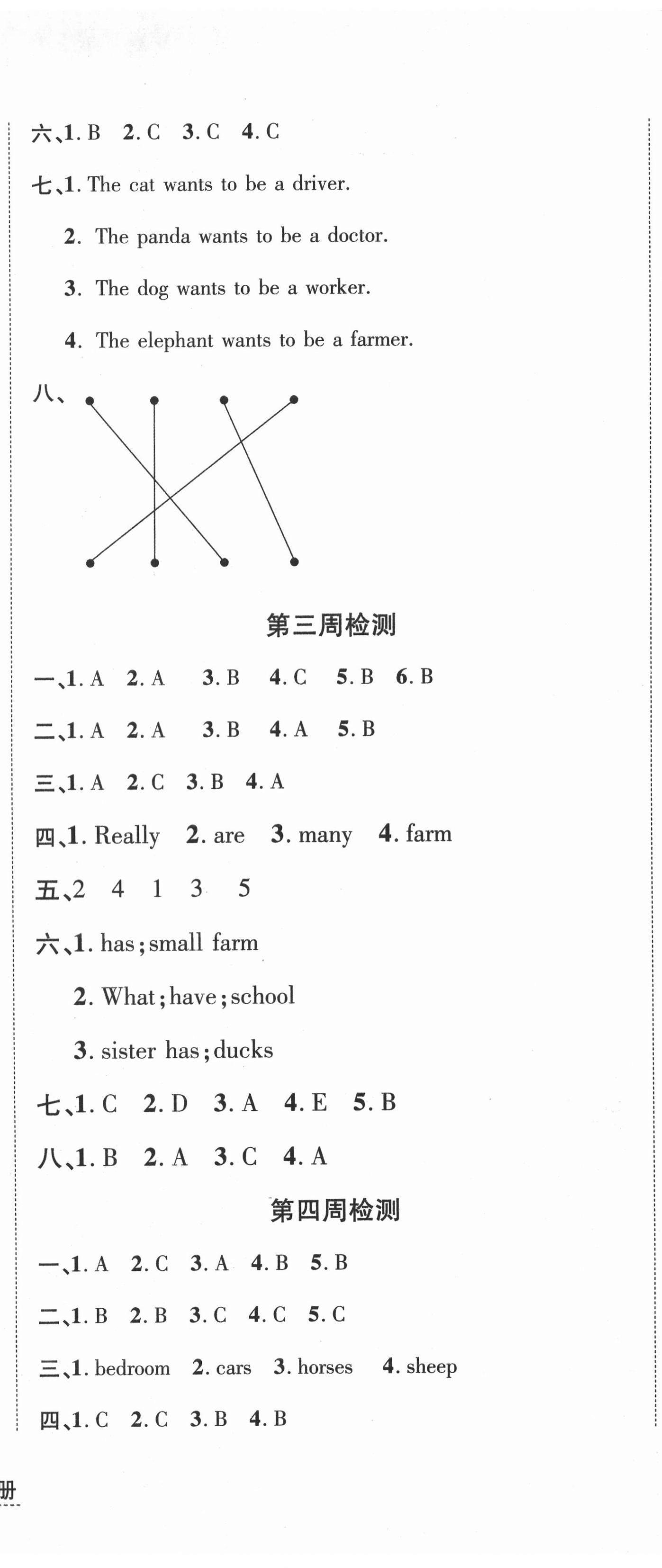 2020年開心一卷通全優(yōu)大考卷四年級(jí)英語上冊(cè)陜旅版 第2頁