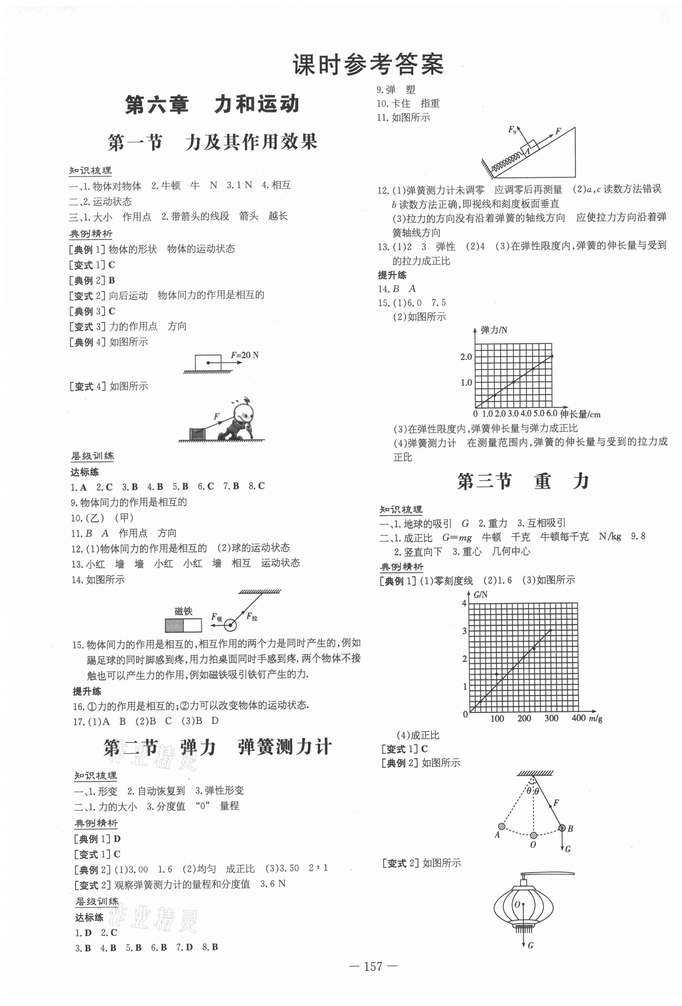 2021年練案課時訓(xùn)練案八年級物理下冊魯科版54制 第1頁