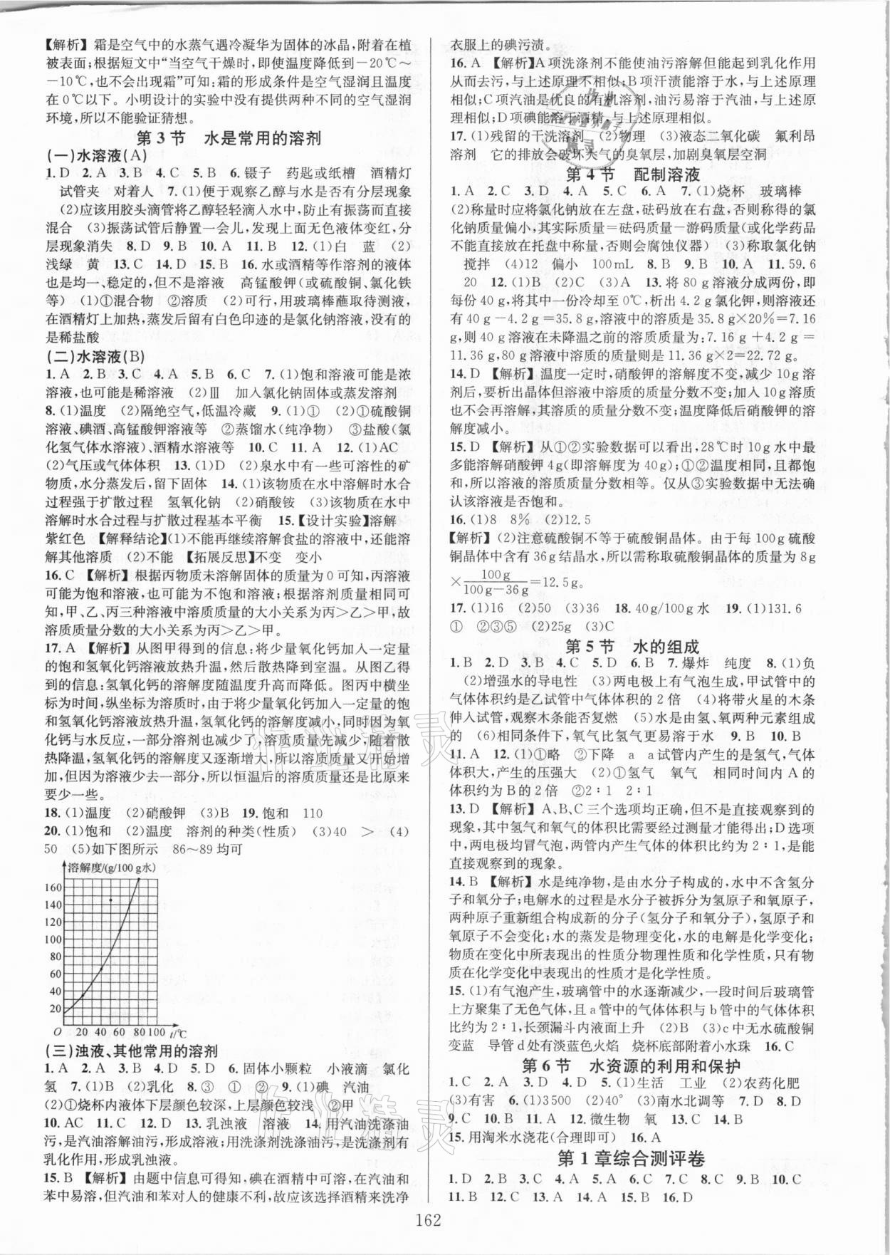 2021年全優(yōu)方案夯實(shí)與提高七年級(jí)科學(xué)下冊(cè)華師大版 第2頁(yè)