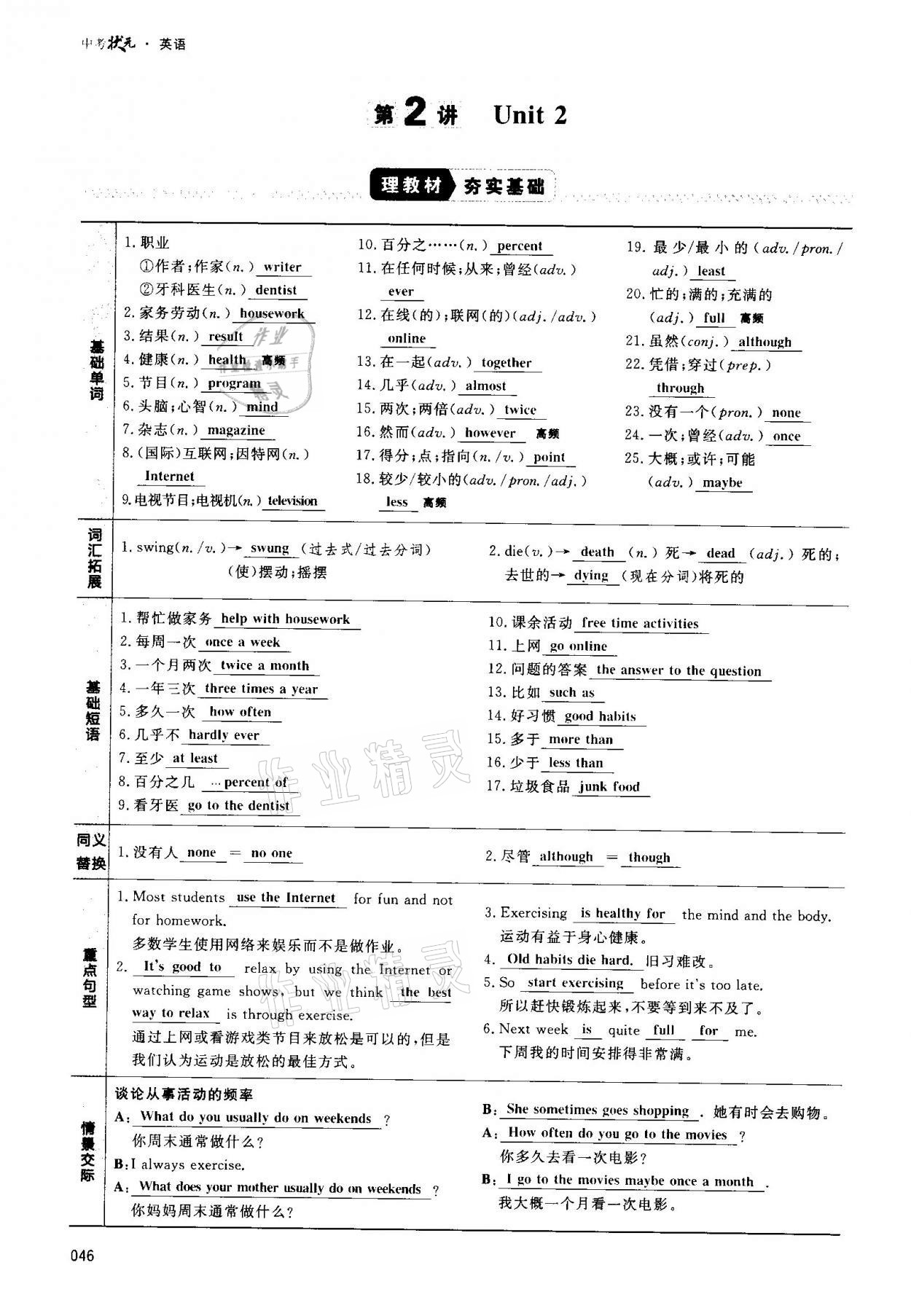 2021年中考狀元英語 第46頁