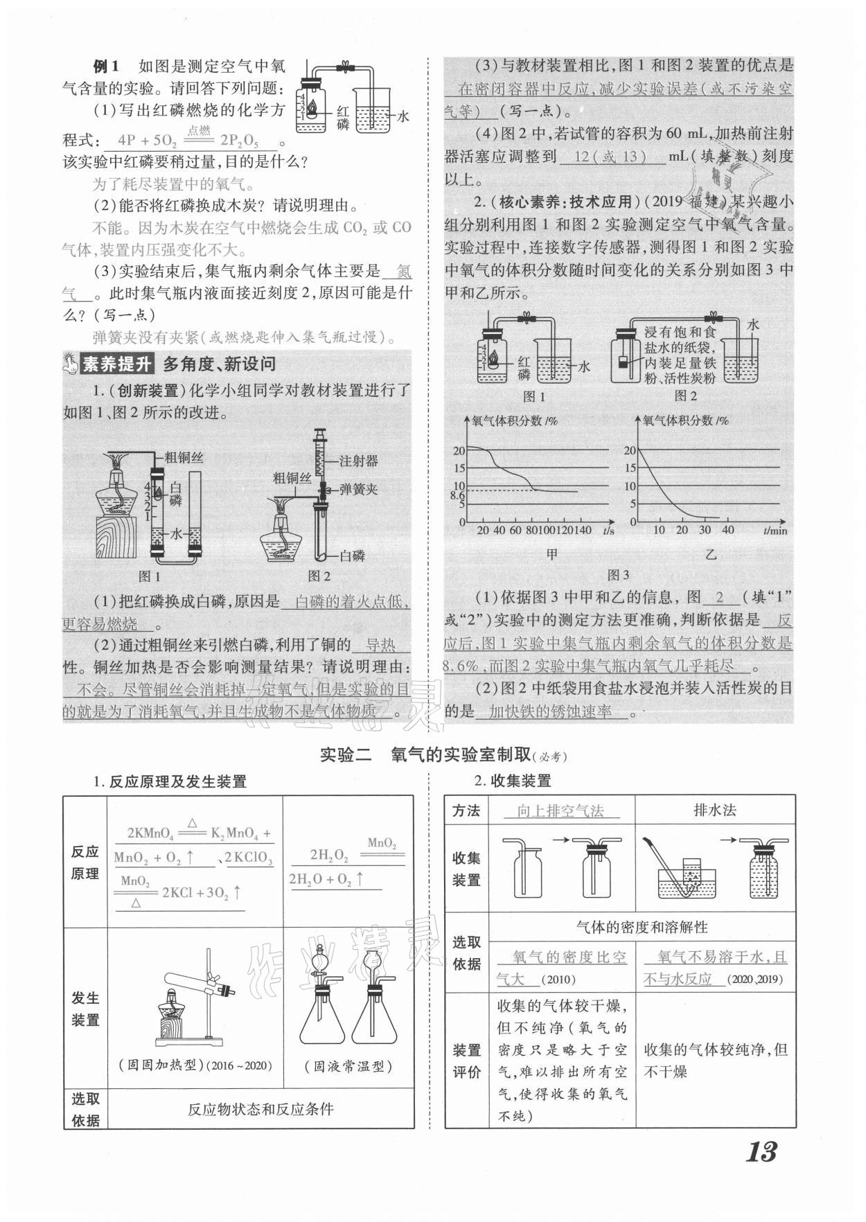 2021年領跑中考化學河南專版 參考答案第13頁