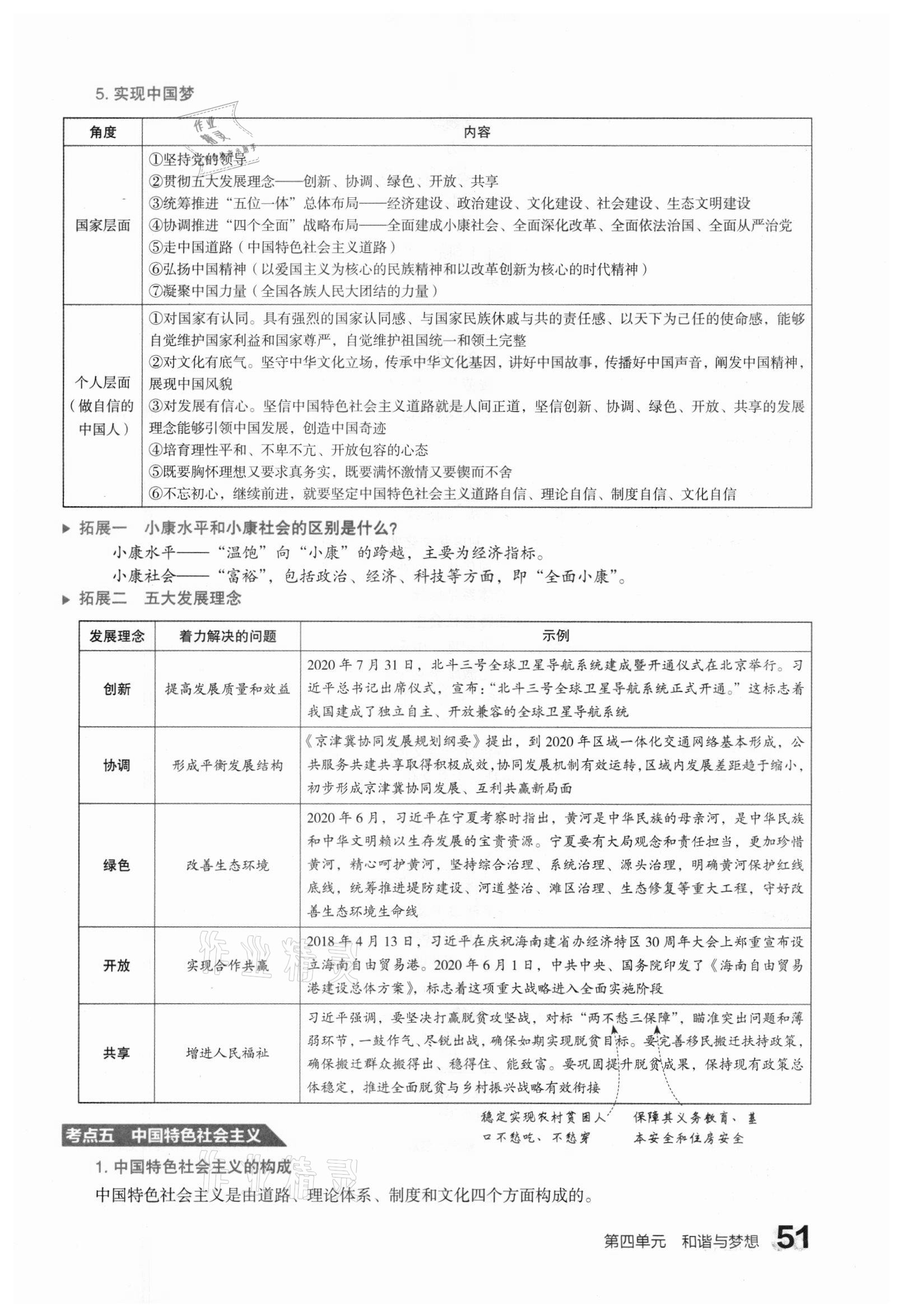 2021年滾動(dòng)遷移中考總復(fù)習(xí)道德與法治山西專版 參考答案第59頁(yè)