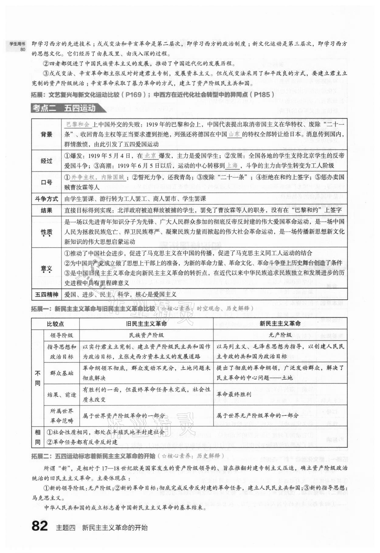 2021年滾動(dòng)遷移中考總復(fù)習(xí)歷史山西專版 第82頁(yè)