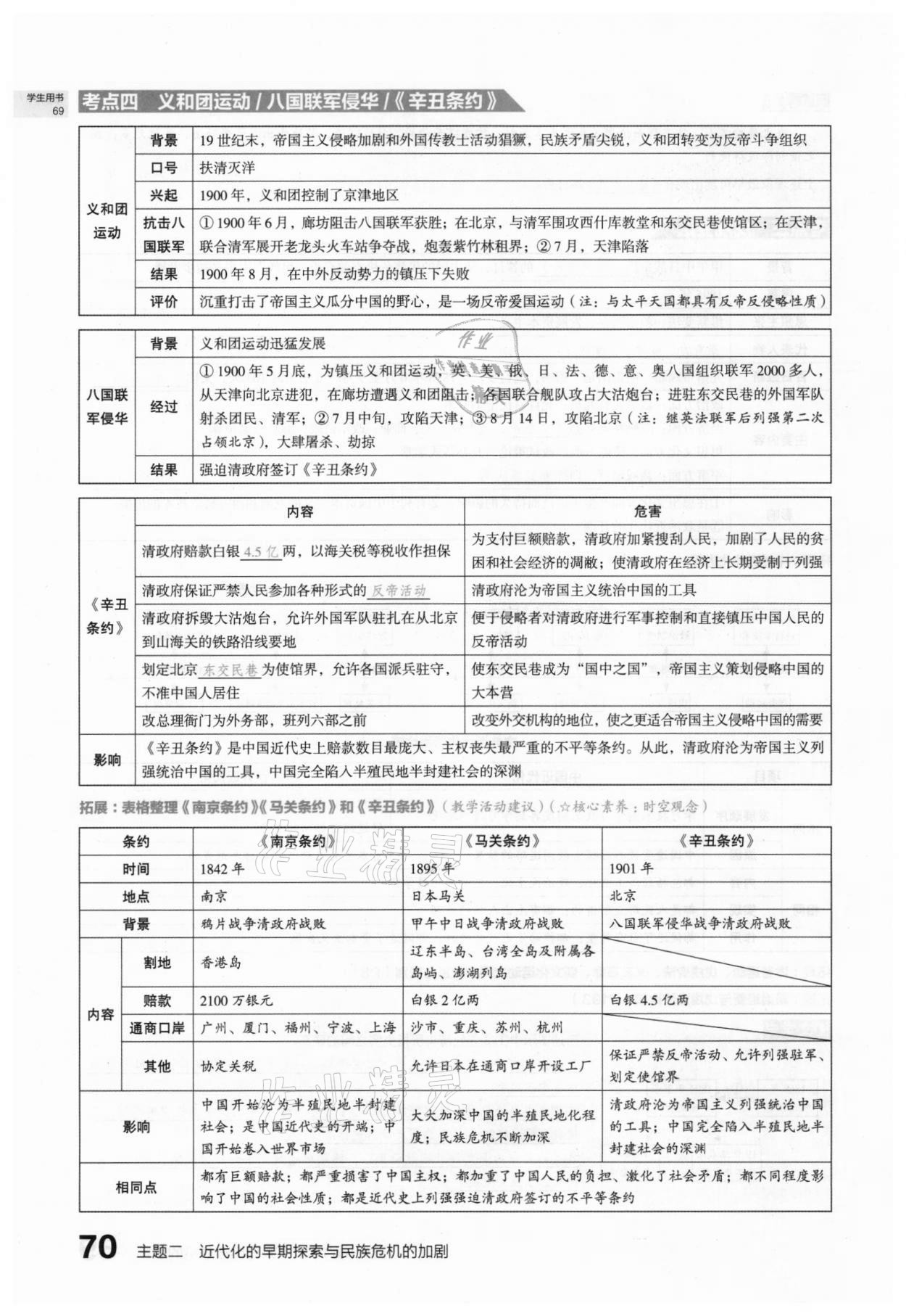 2021年滾動遷移中考總復(fù)習(xí)歷史山西專版 第70頁