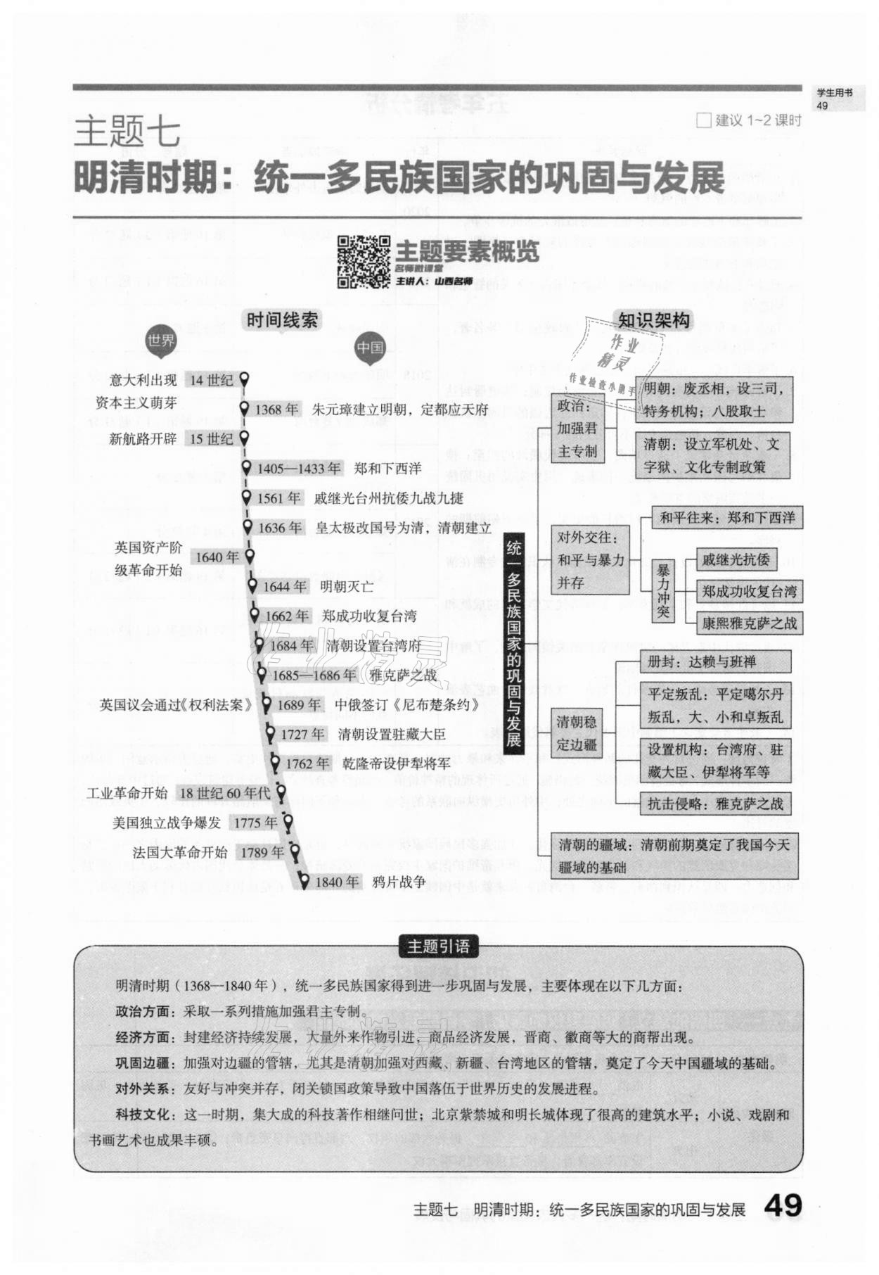 2021年滾動(dòng)遷移中考總復(fù)習(xí)歷史山西專版 第49頁